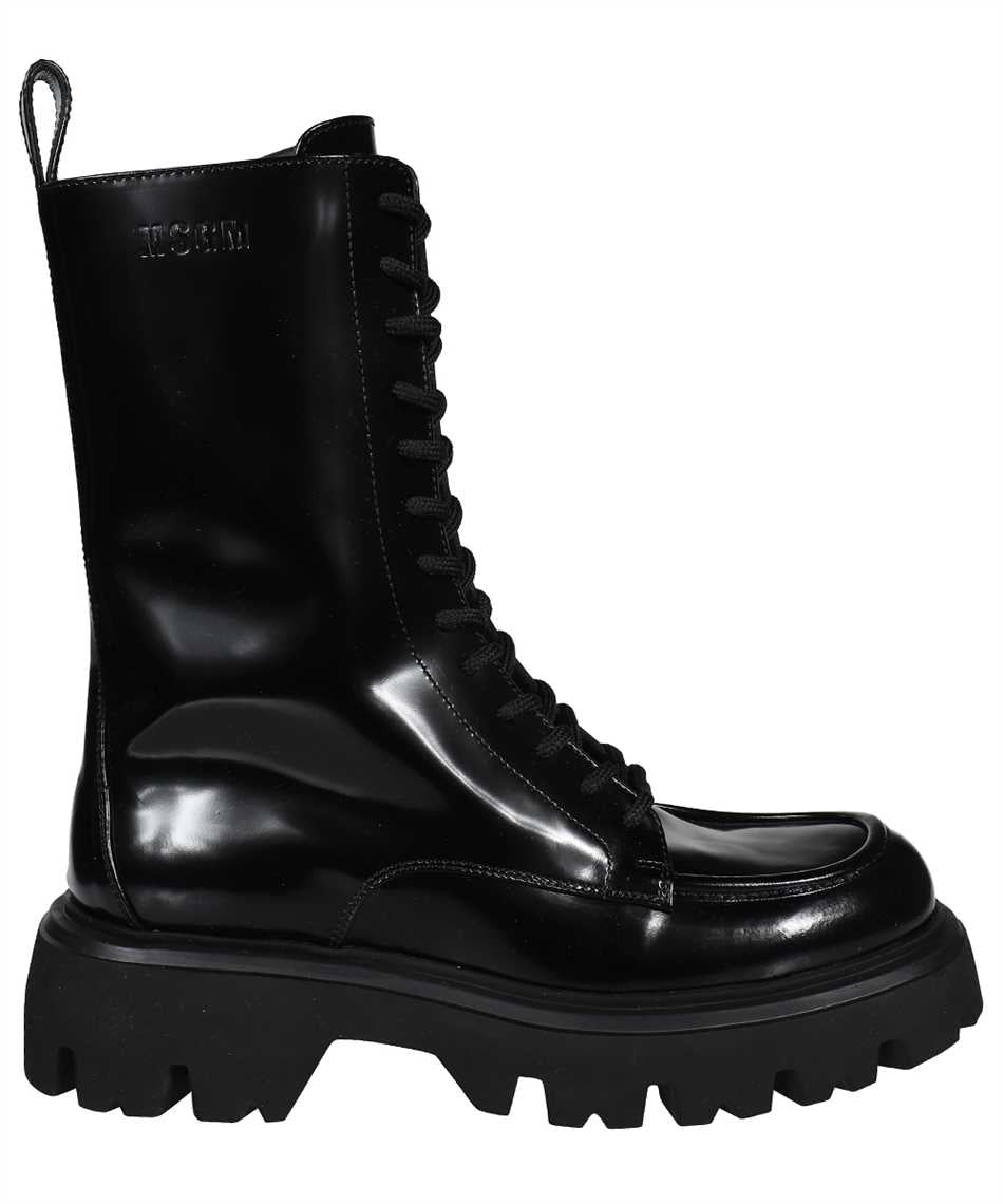 Leather boots