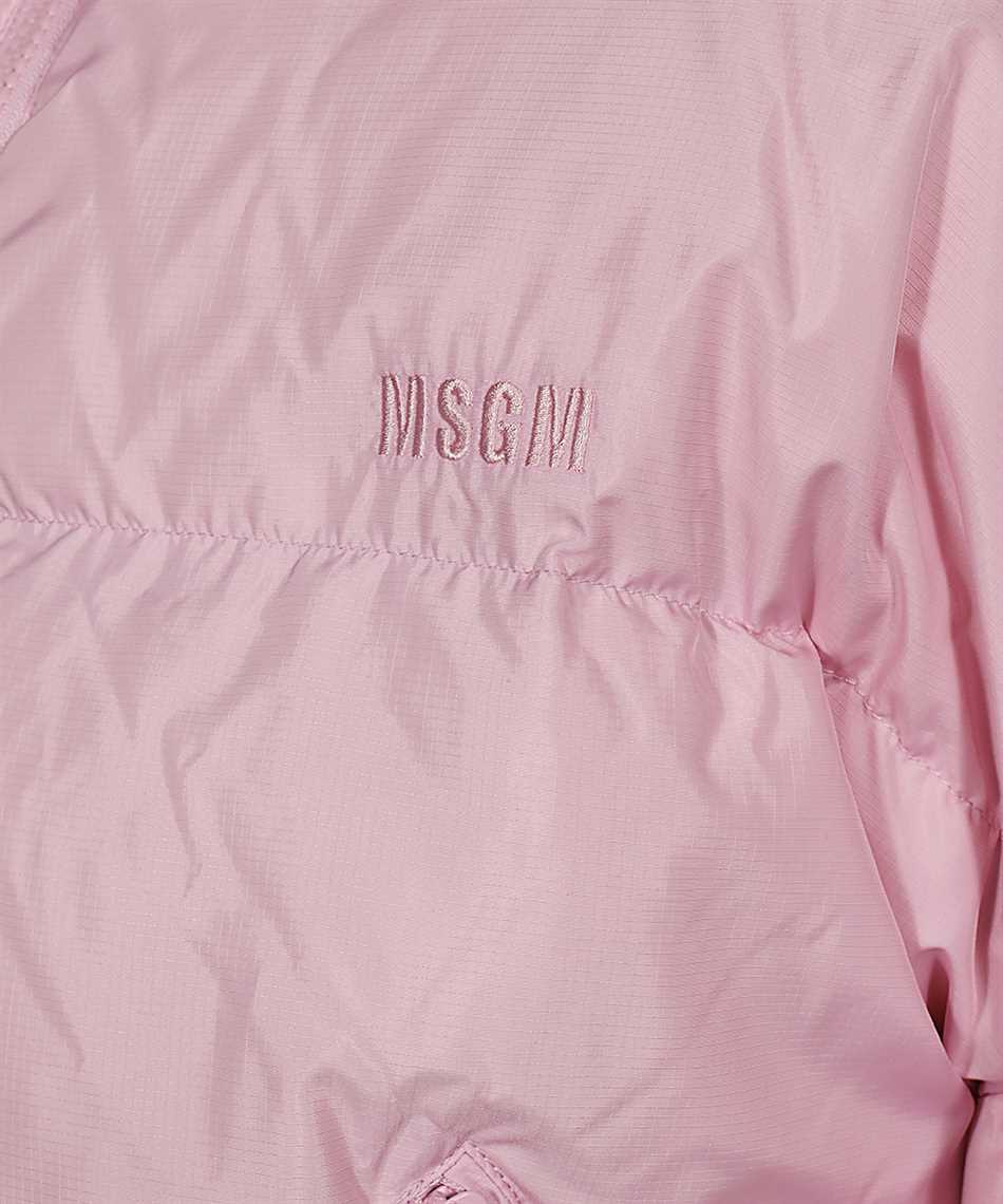 Full zip down jacket