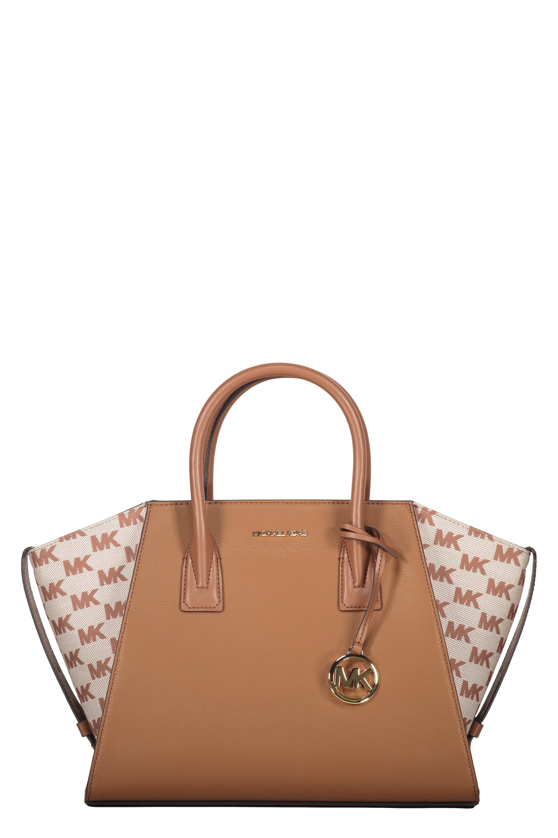 Leather and fabric bag