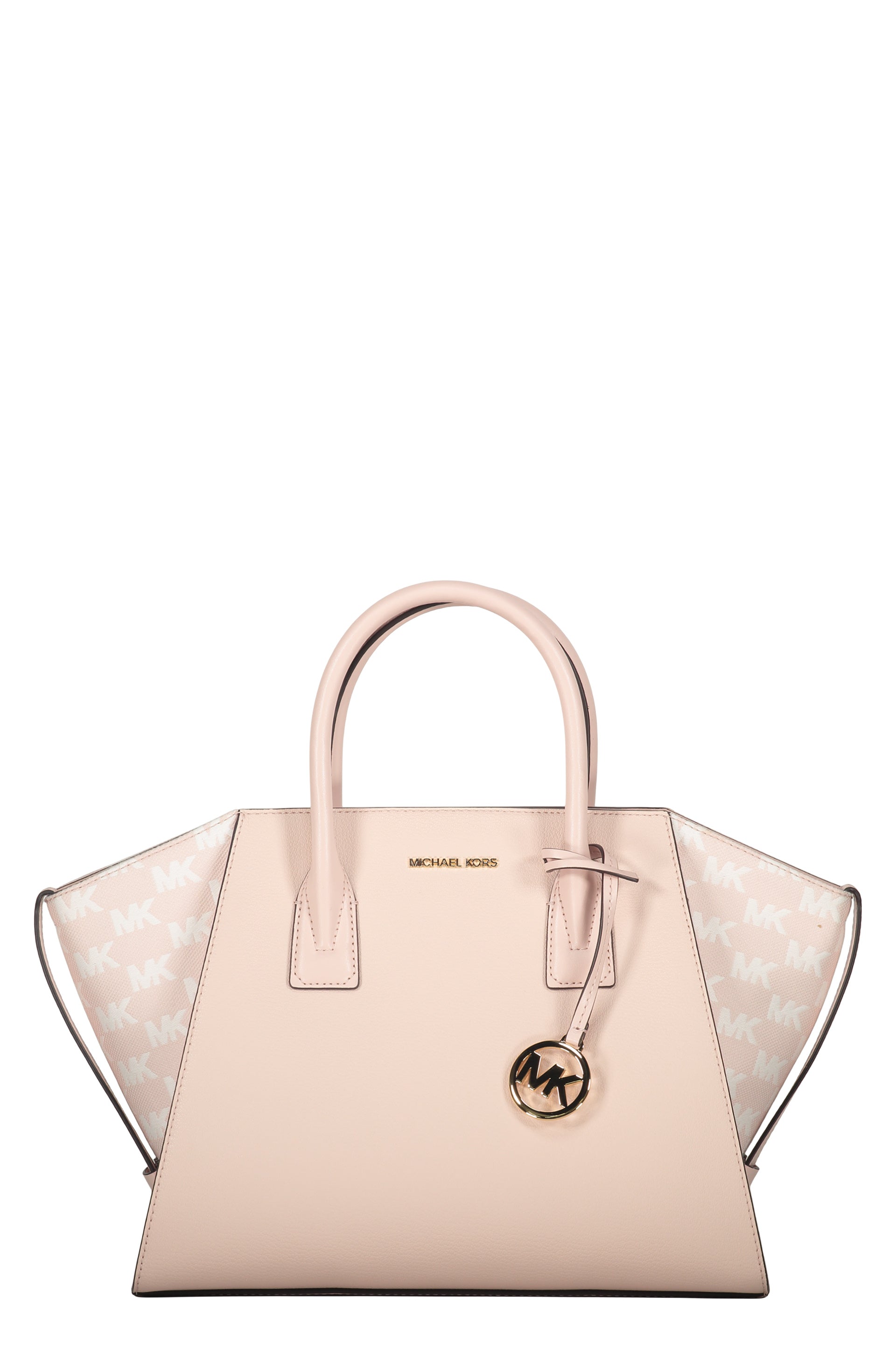 Leather and fabric bag