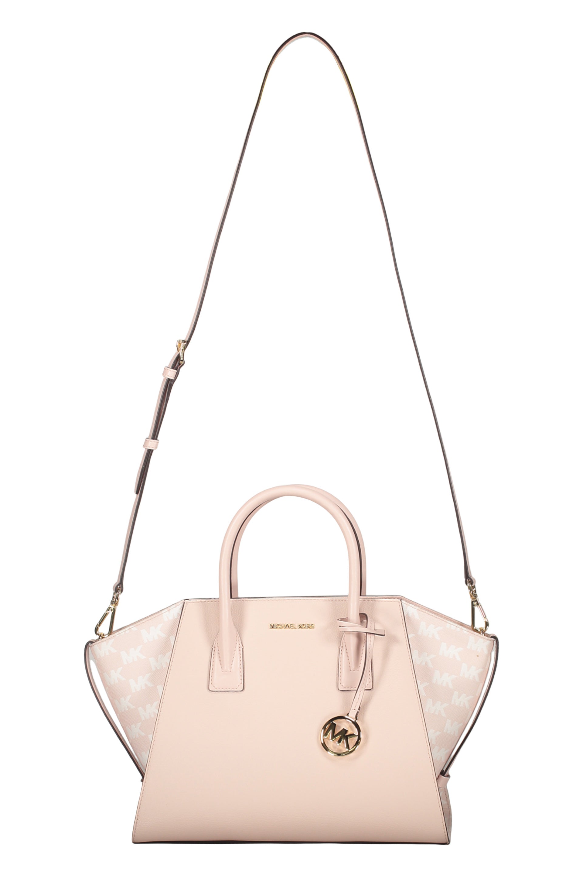 Leather and fabric bag