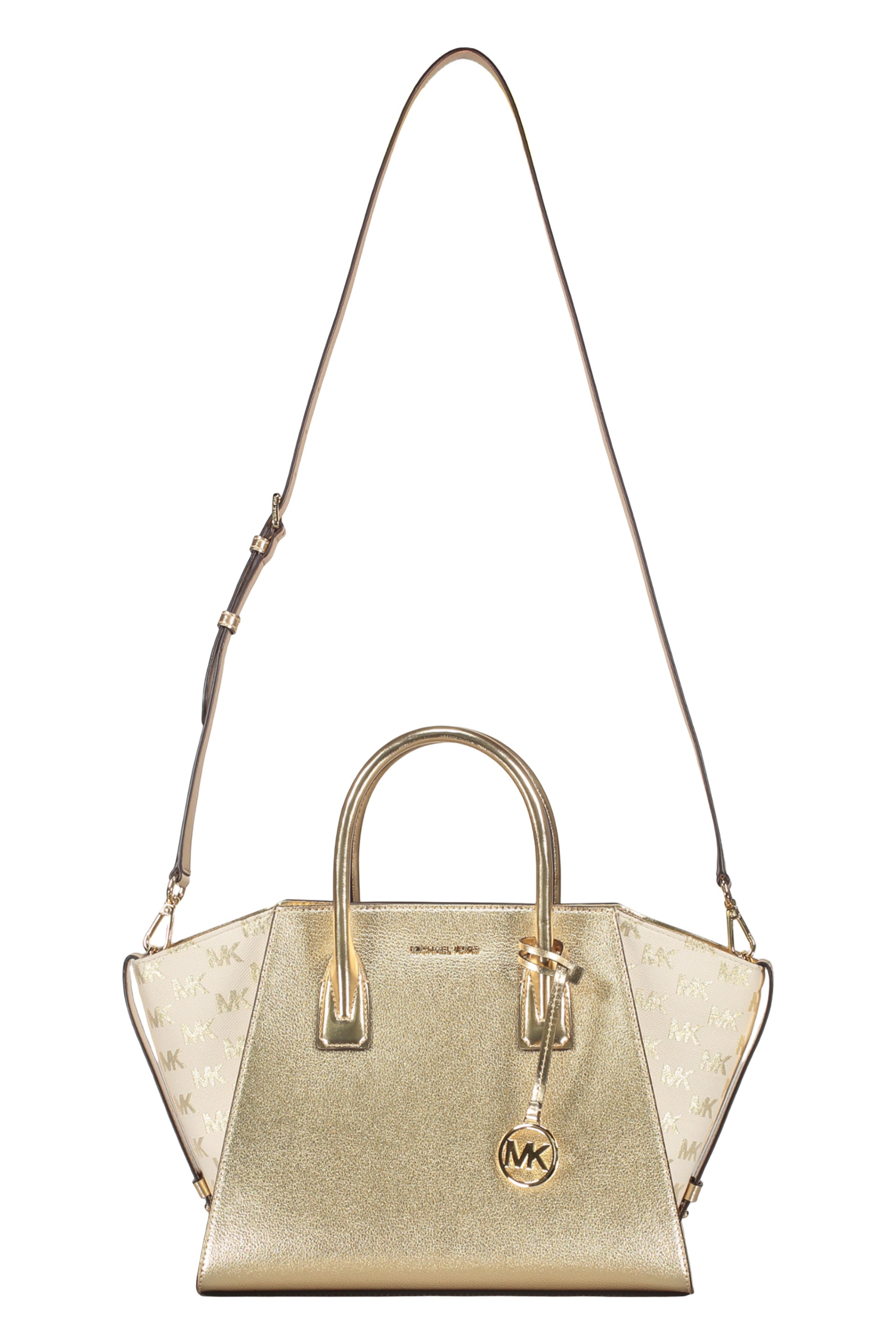 Leather and fabric bag