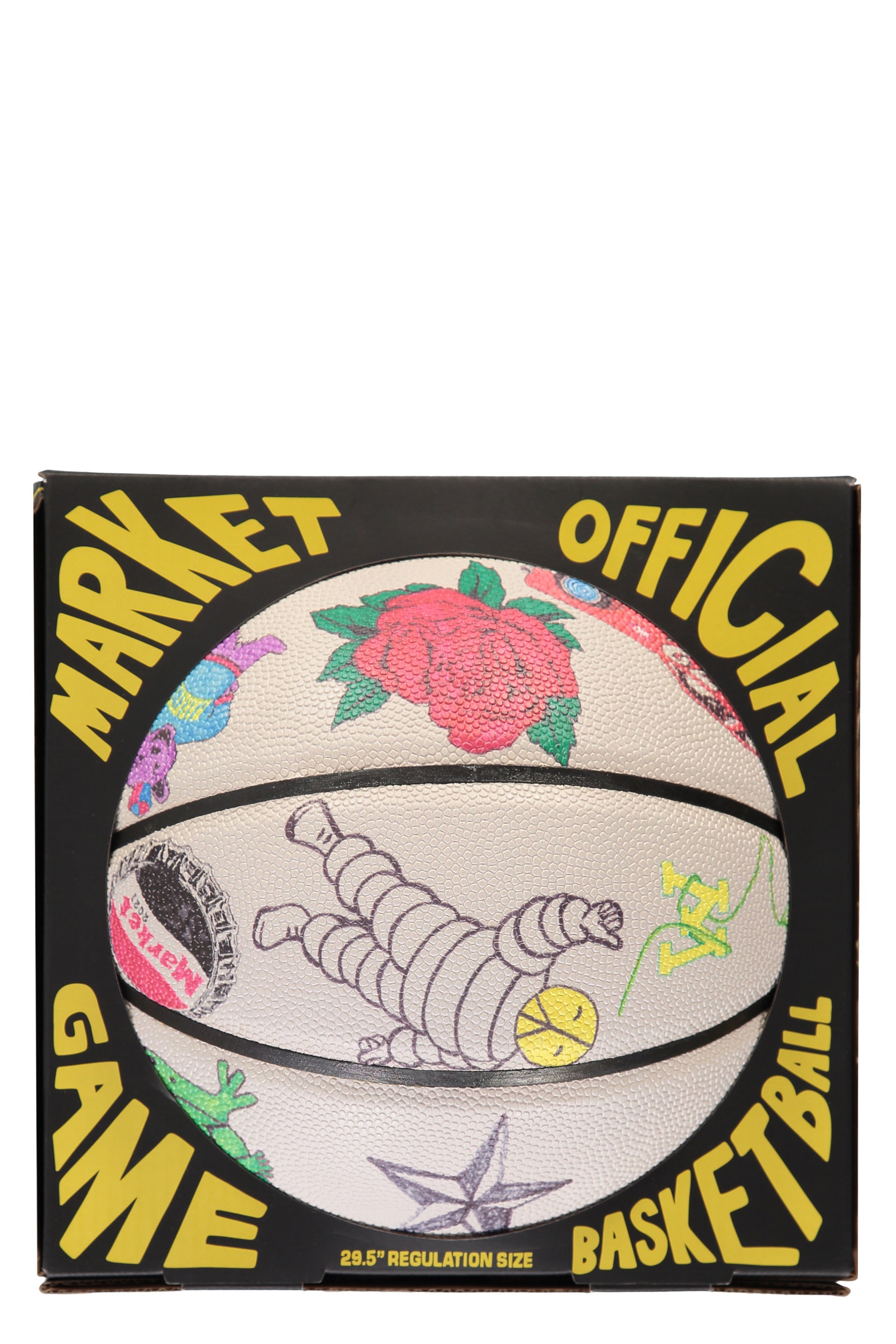 Market x Smiley® - Varsity hand-drawn basketball