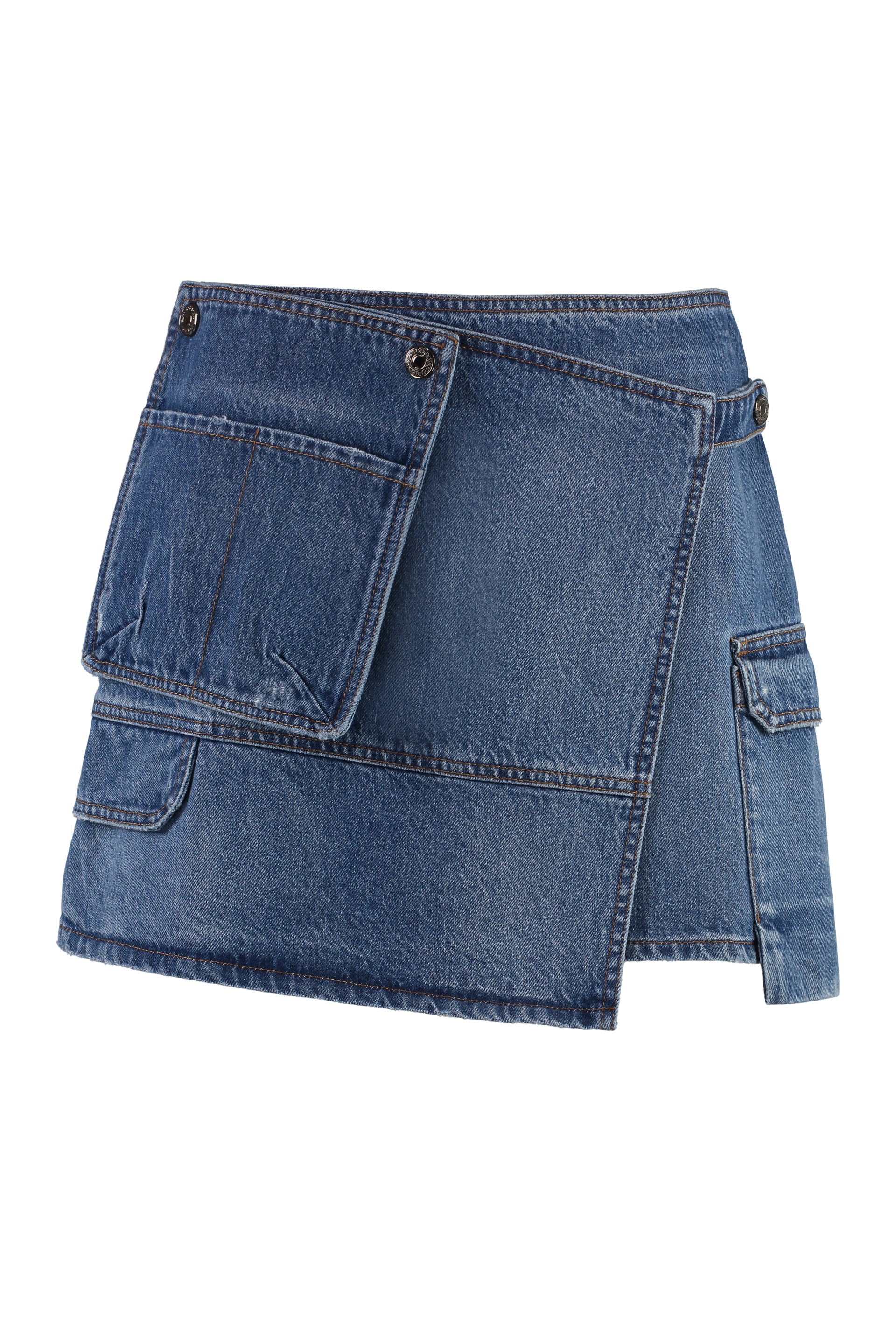 Denim mini skirt