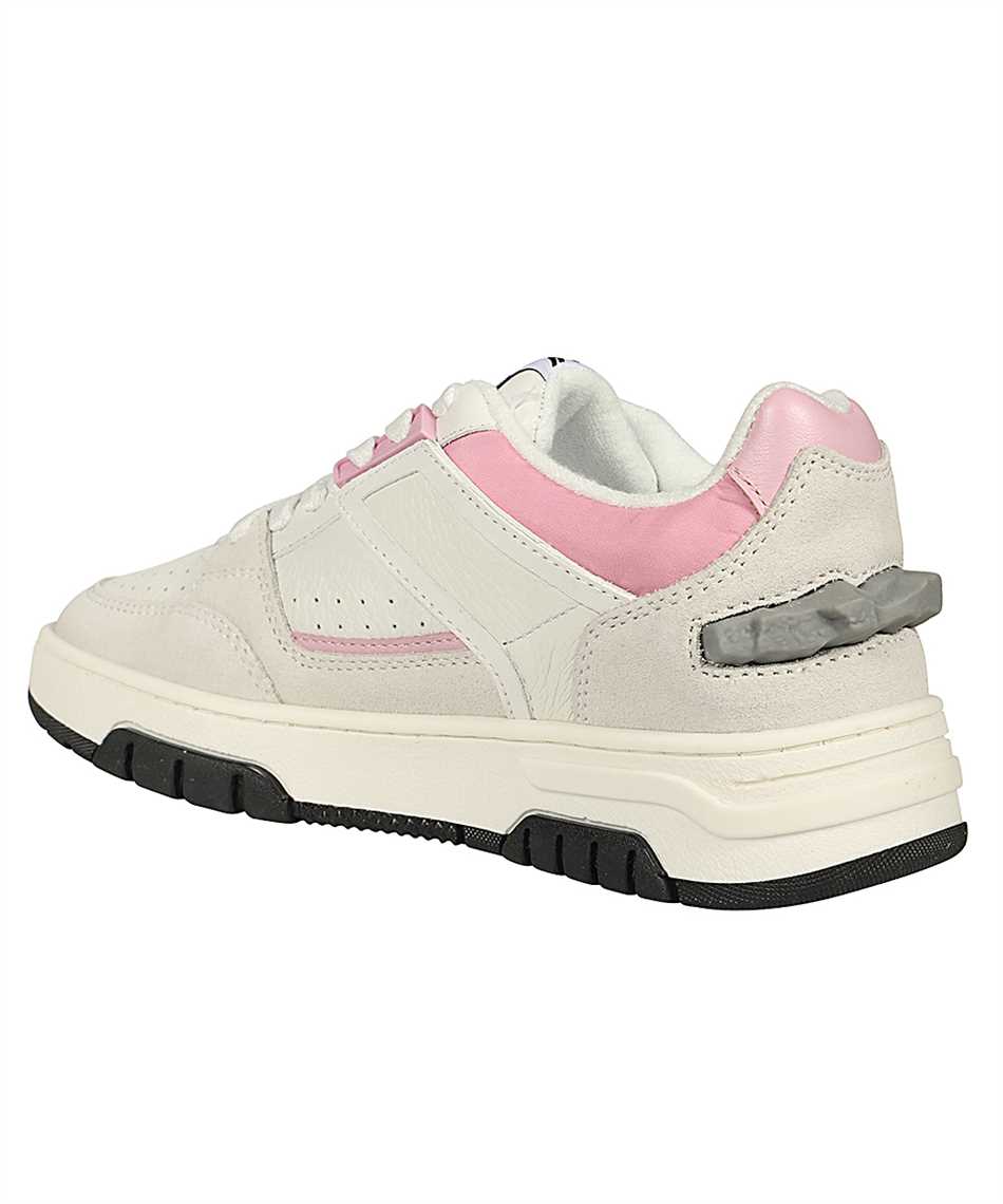 Leather low-top sneakers