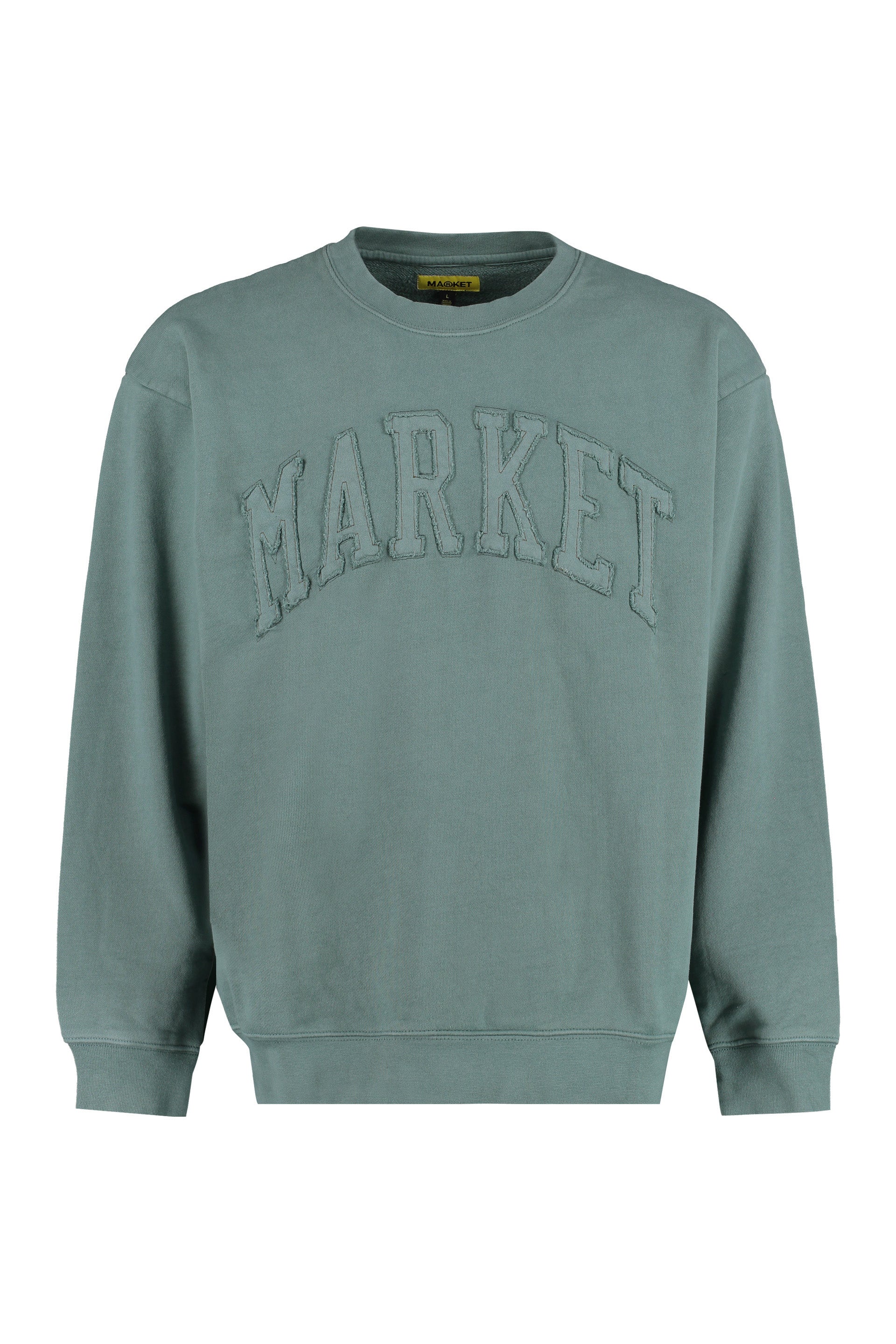 Cotton crew-neck sweatshirt