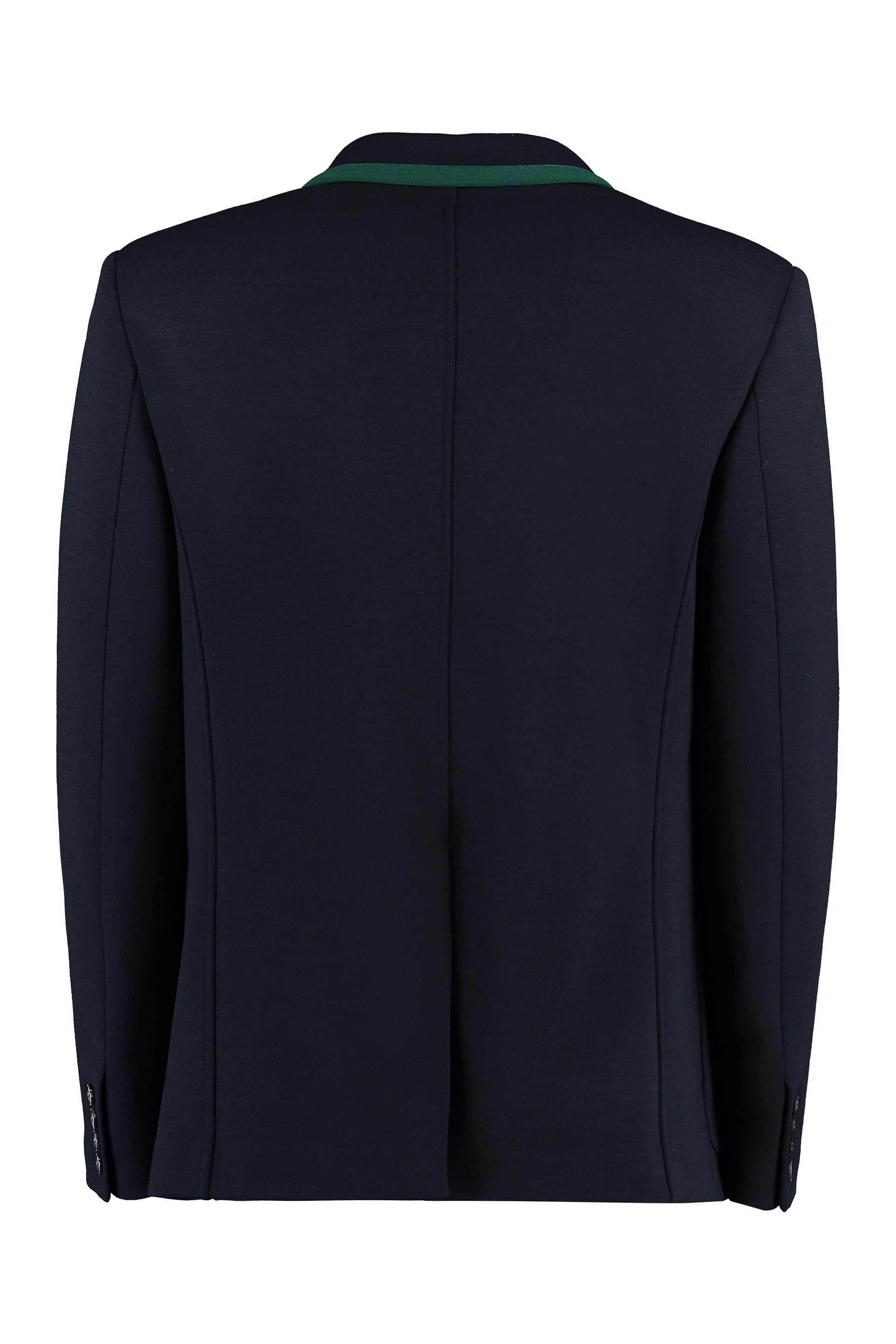 Wool single-breasted blazer