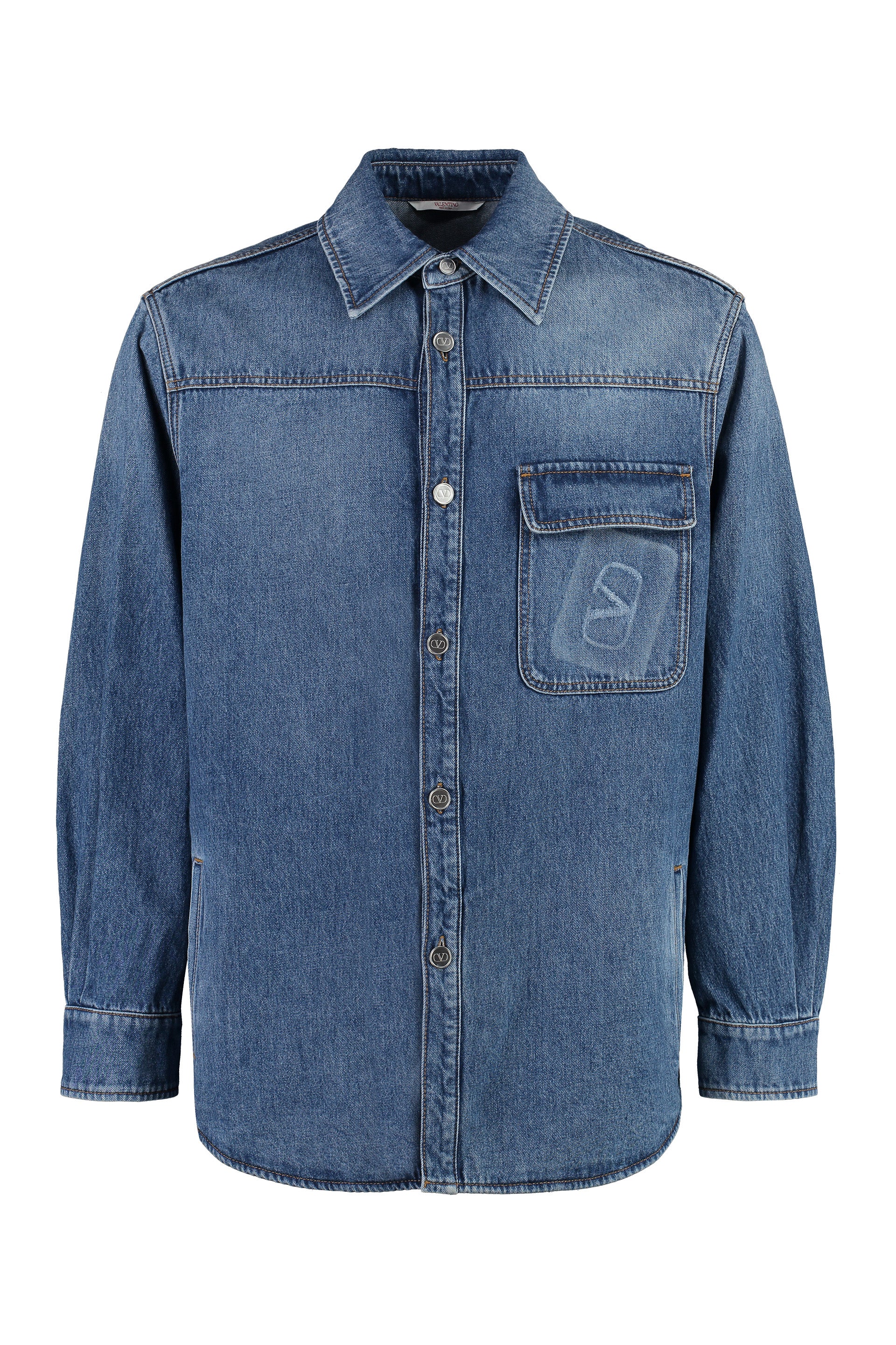 Overshirt in denim