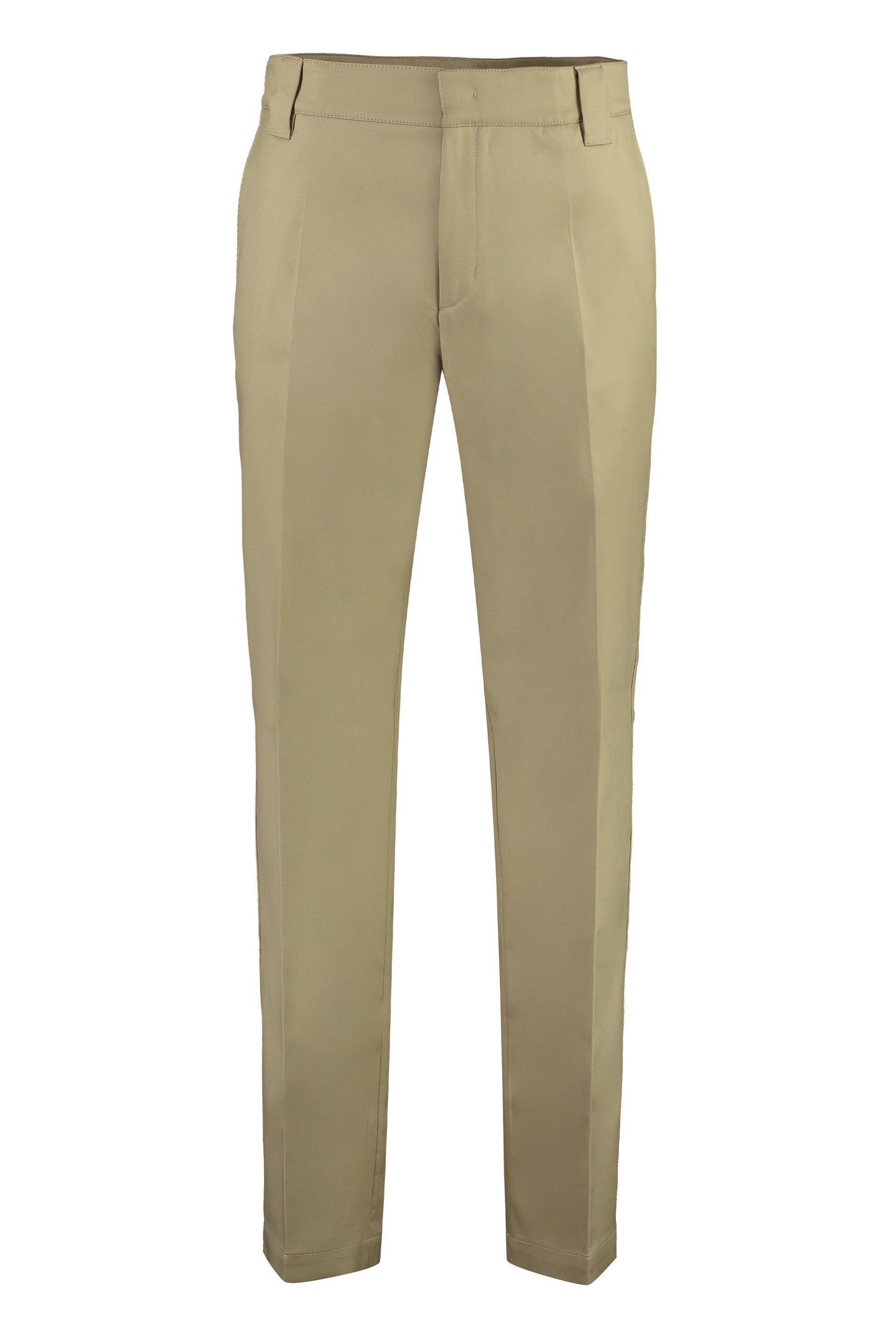 Cotton gabardine trousers