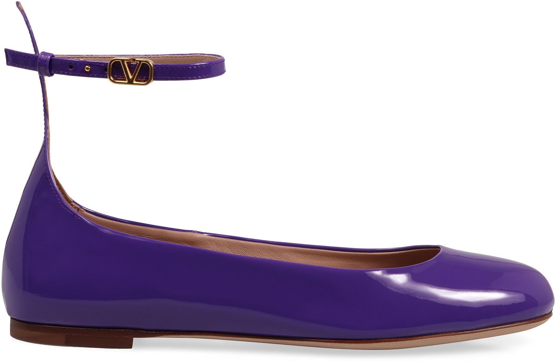 Valentino Garavani - Tan-Go leather ballet flats