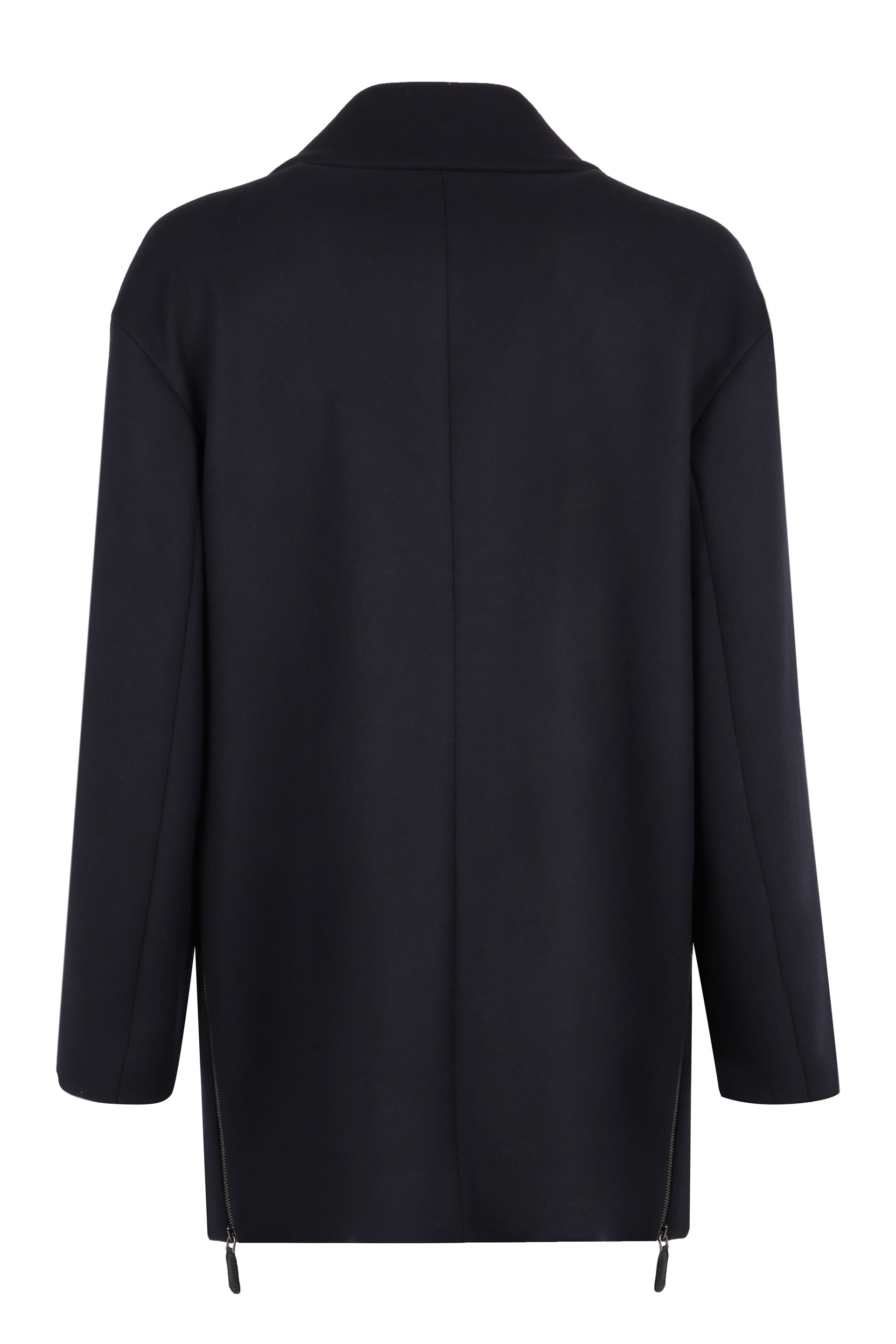 Double-breasted peacoat