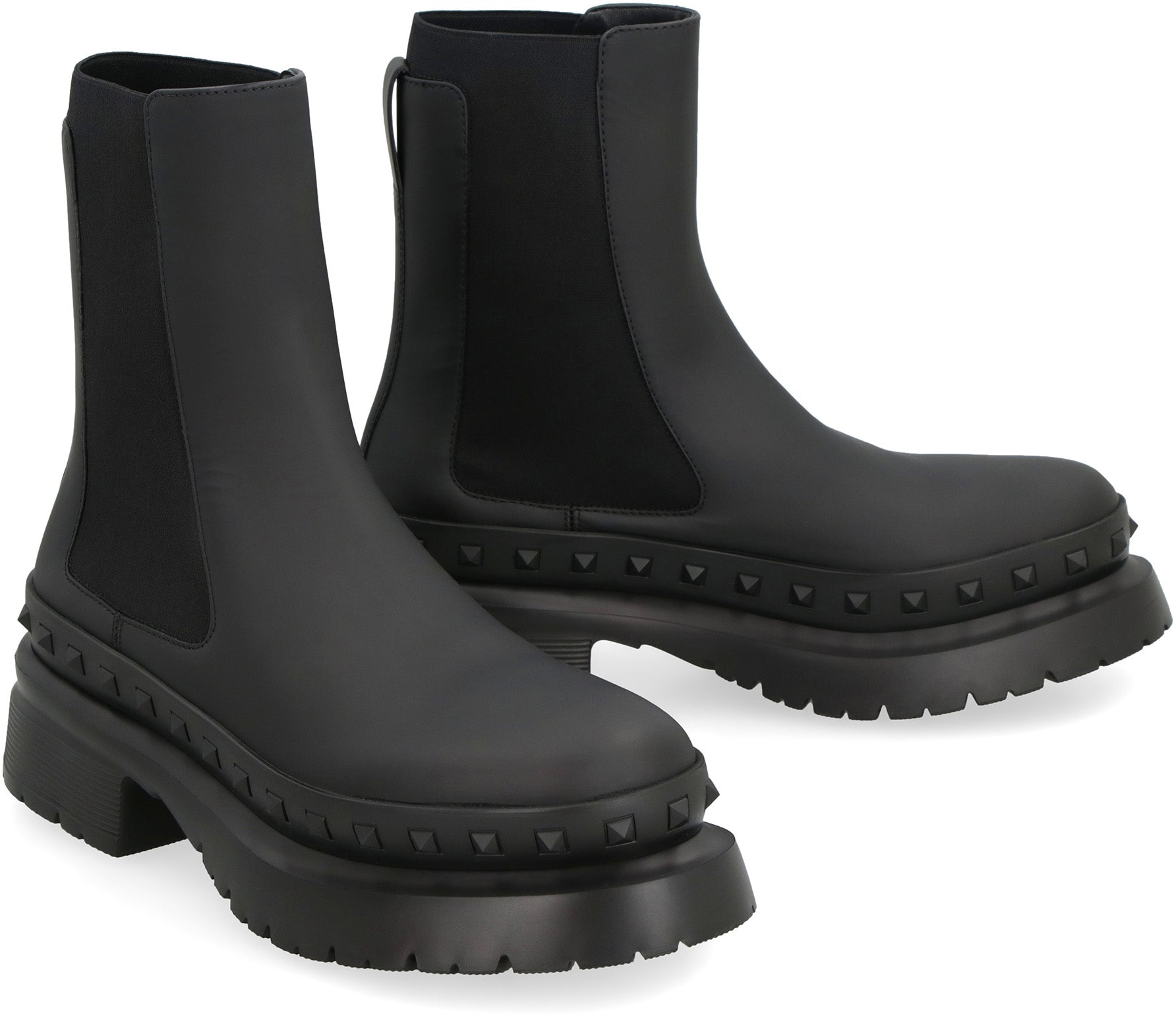 Valentino Garavani - Rockstud M-Way leather Chelsea boots