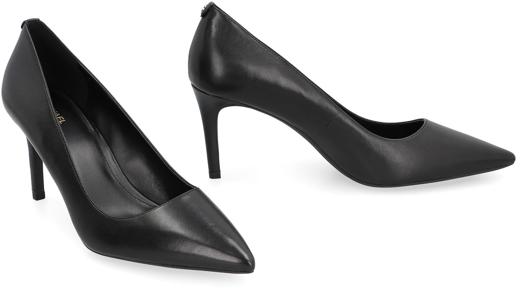 Alina leather pointy-toe pumps