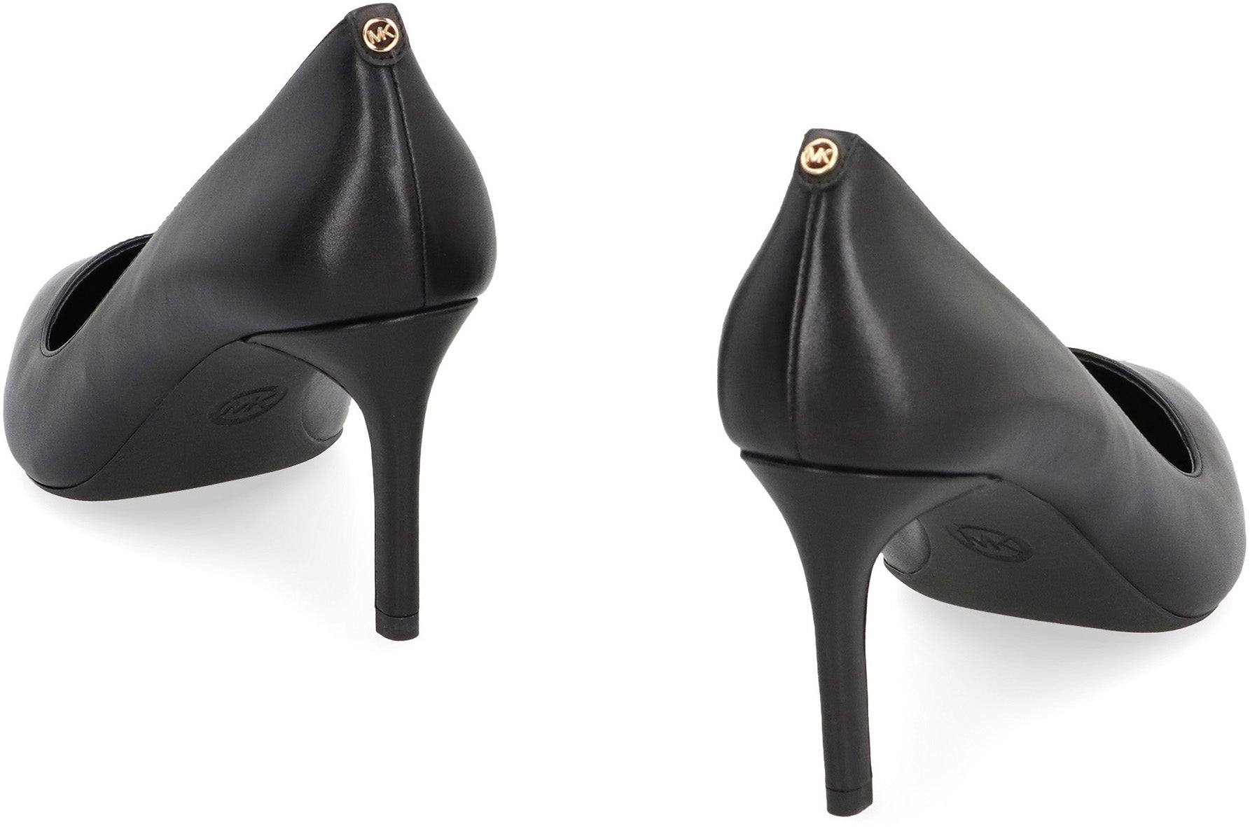 Alina leather pointy-toe pumps