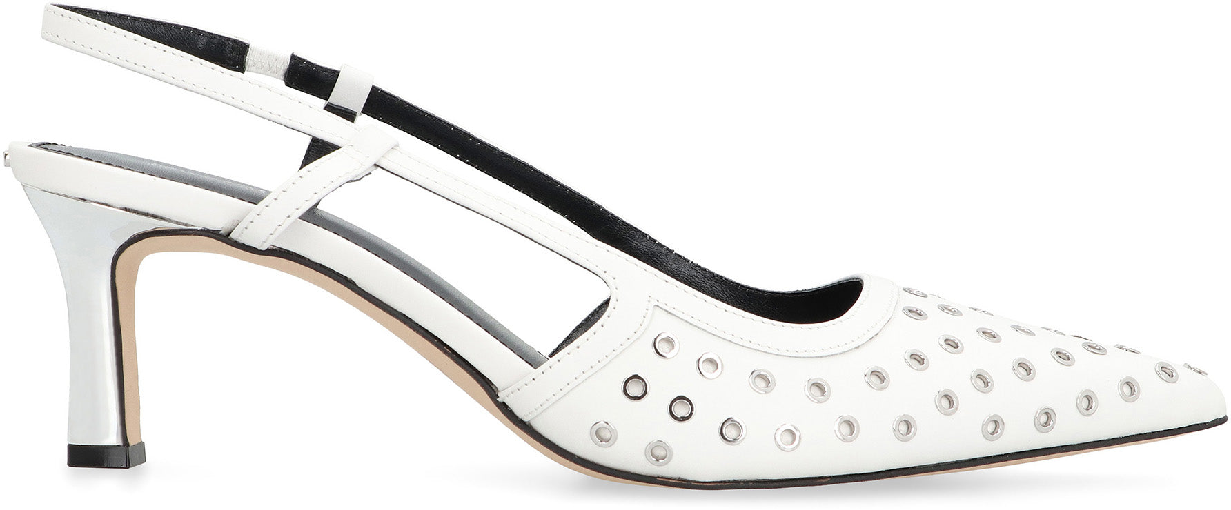 Alora Leather slingback pumps