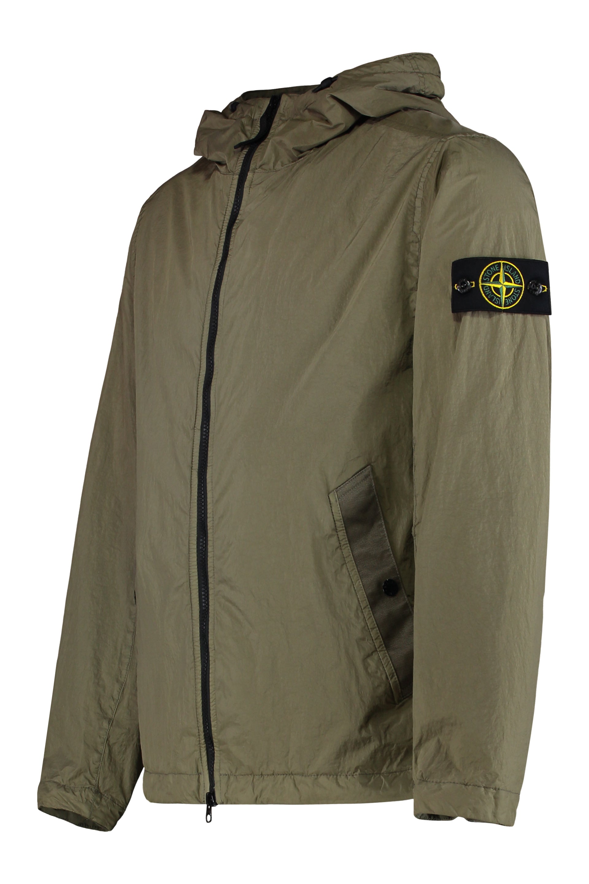 Waterproof jacket with hood