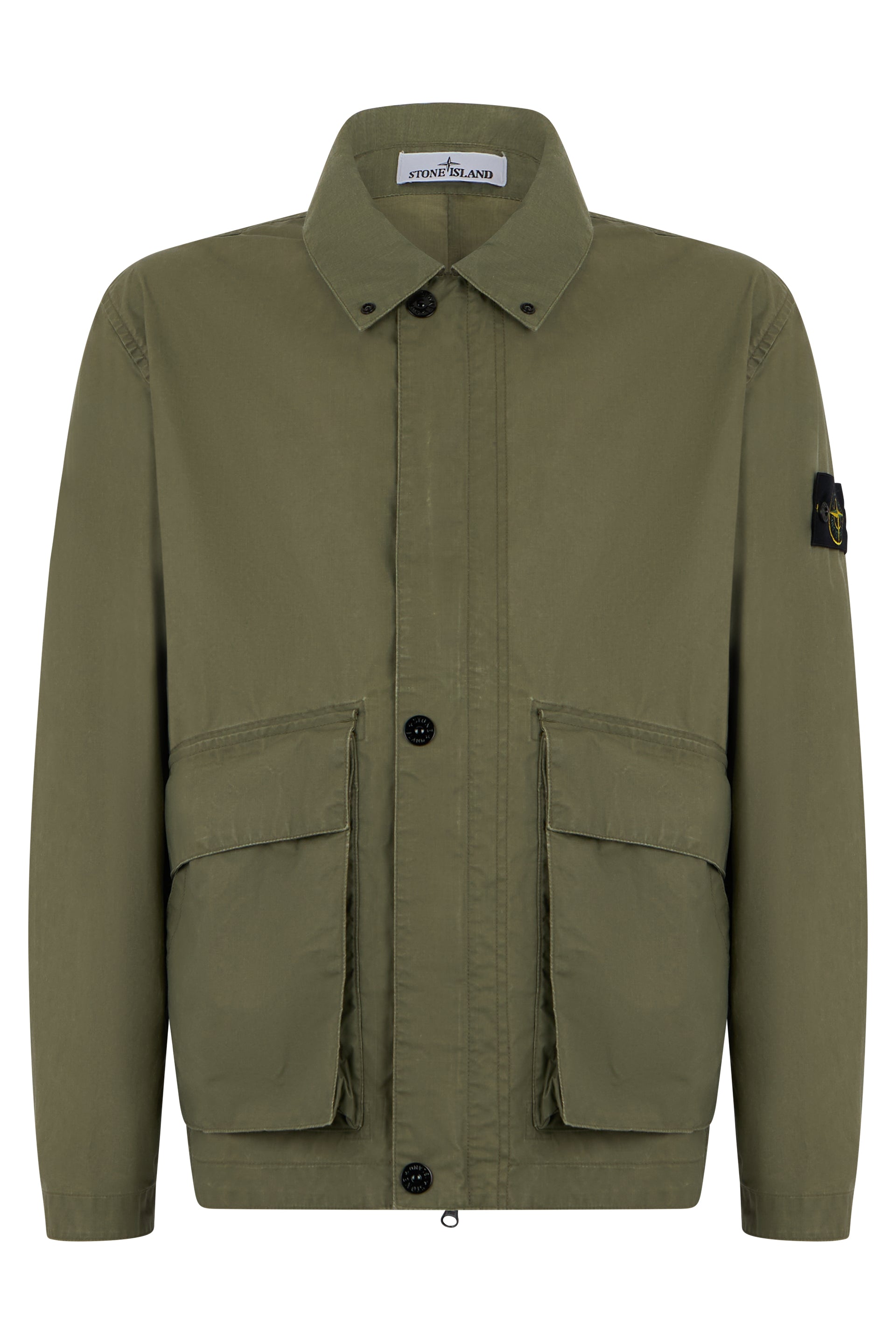 Jacket with zipper and pockets