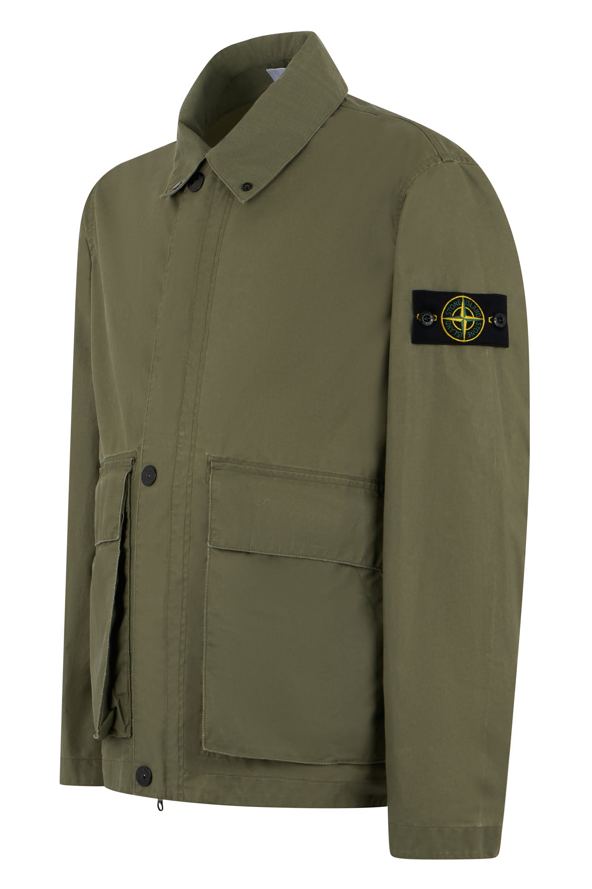 Jacket with zipper and pockets