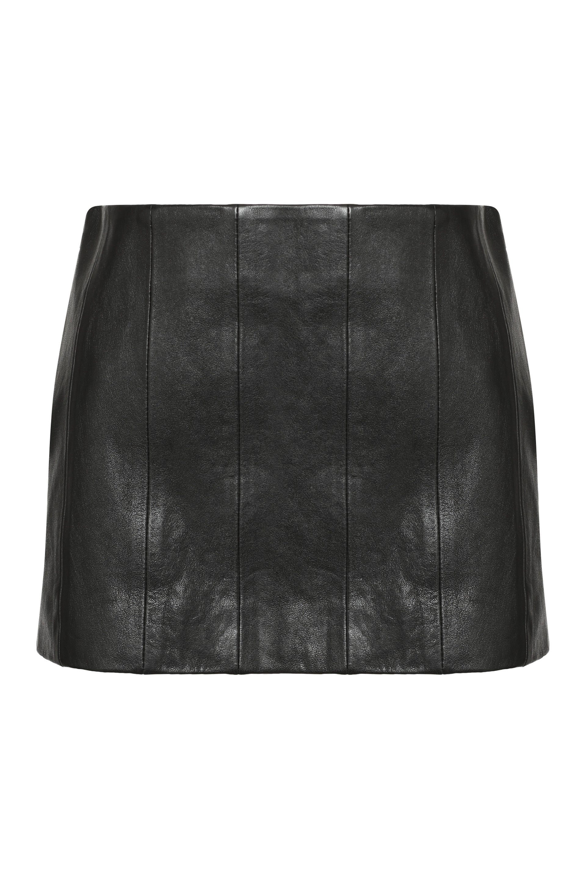 Meelar Leather mini skirt