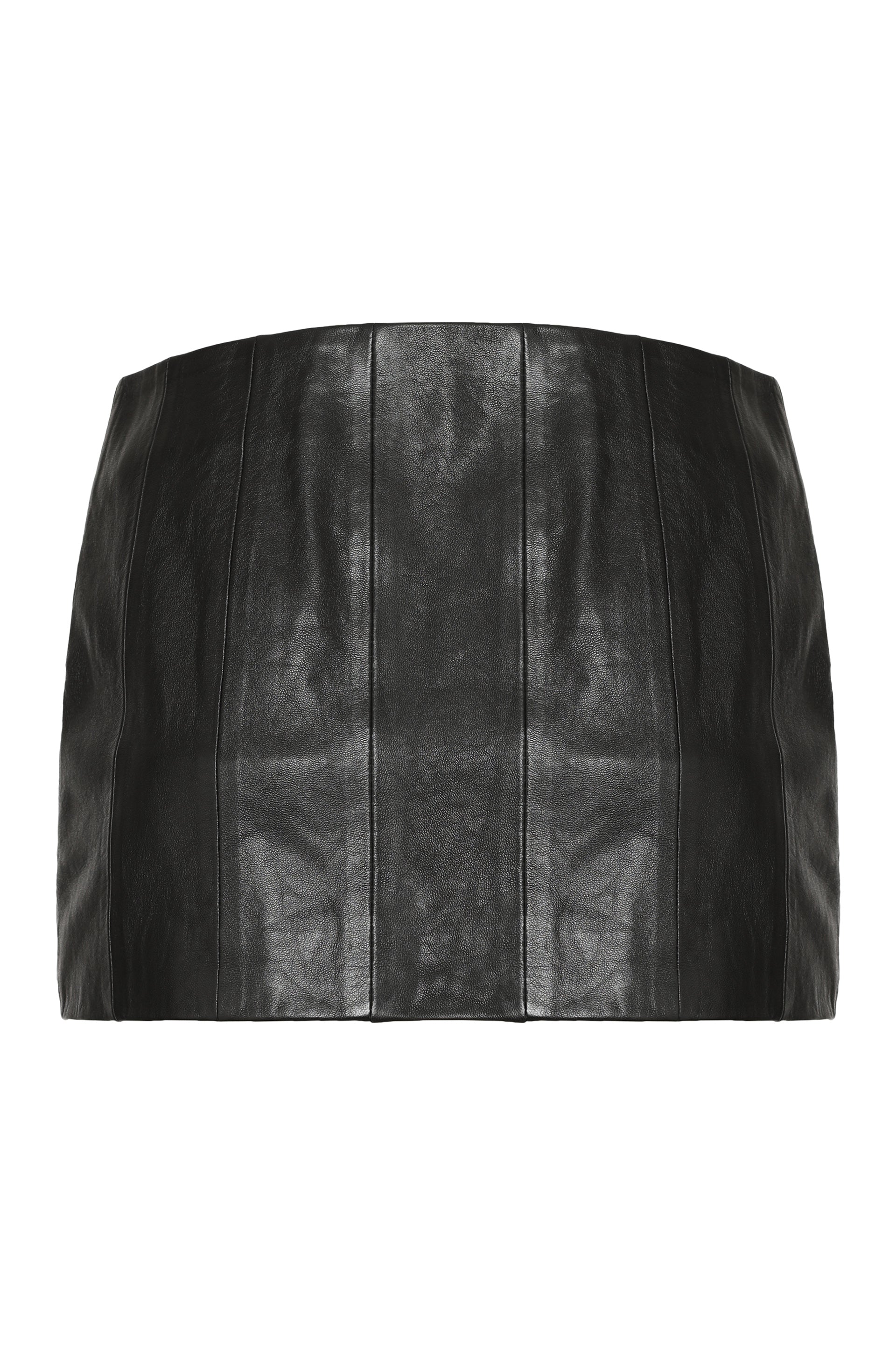 Meelar Leather mini skirt