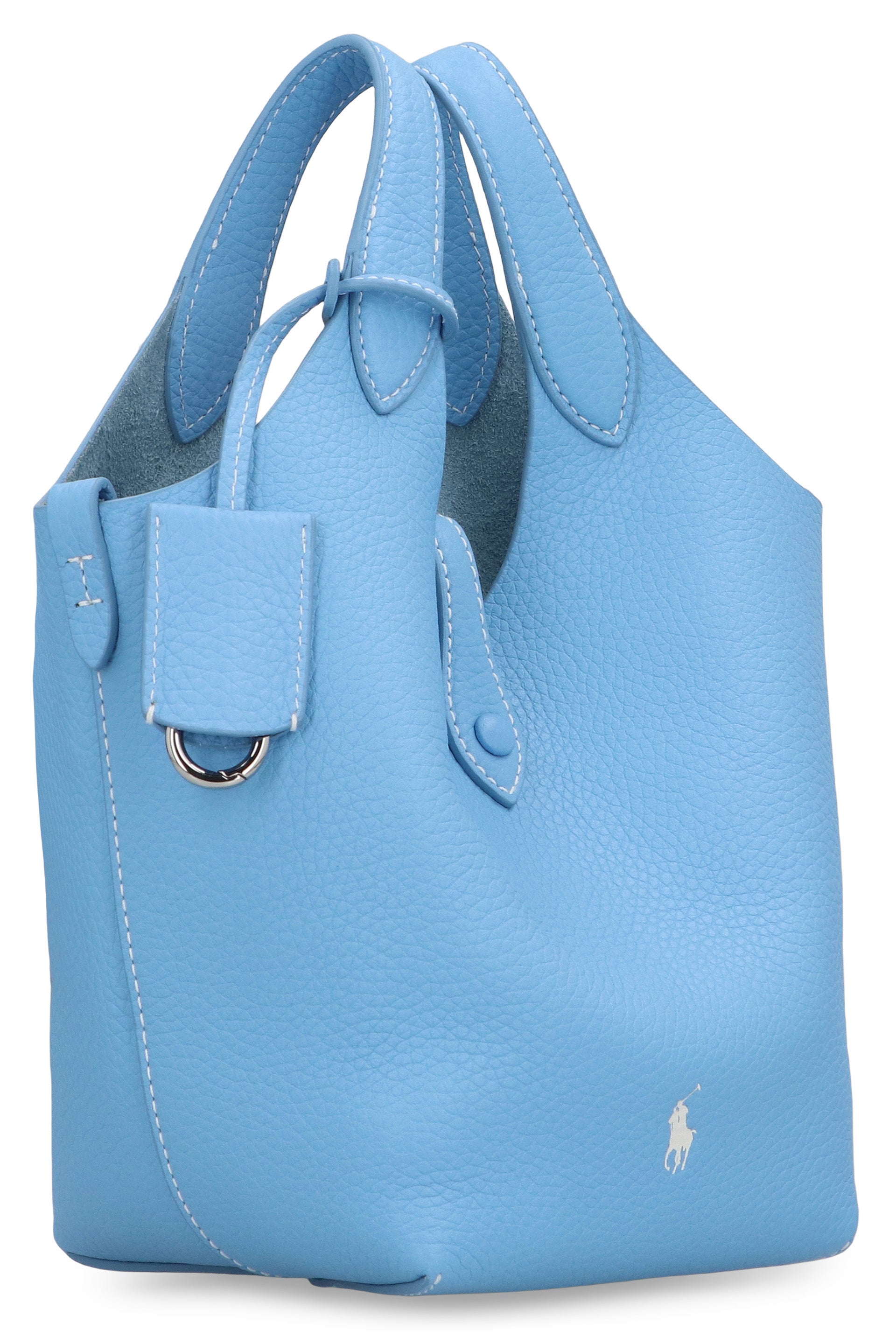 Tote Polo Play small in leather