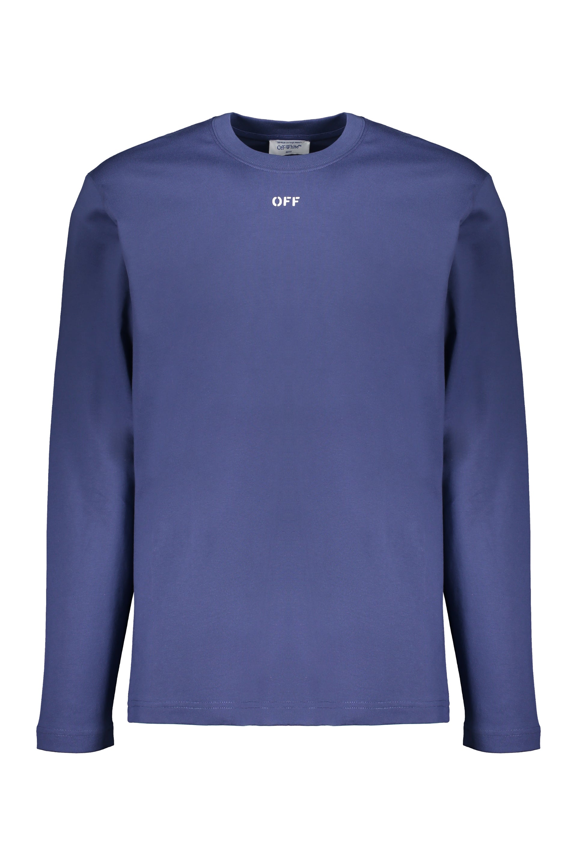 Dark blue long-sleeved versatile T-shirt