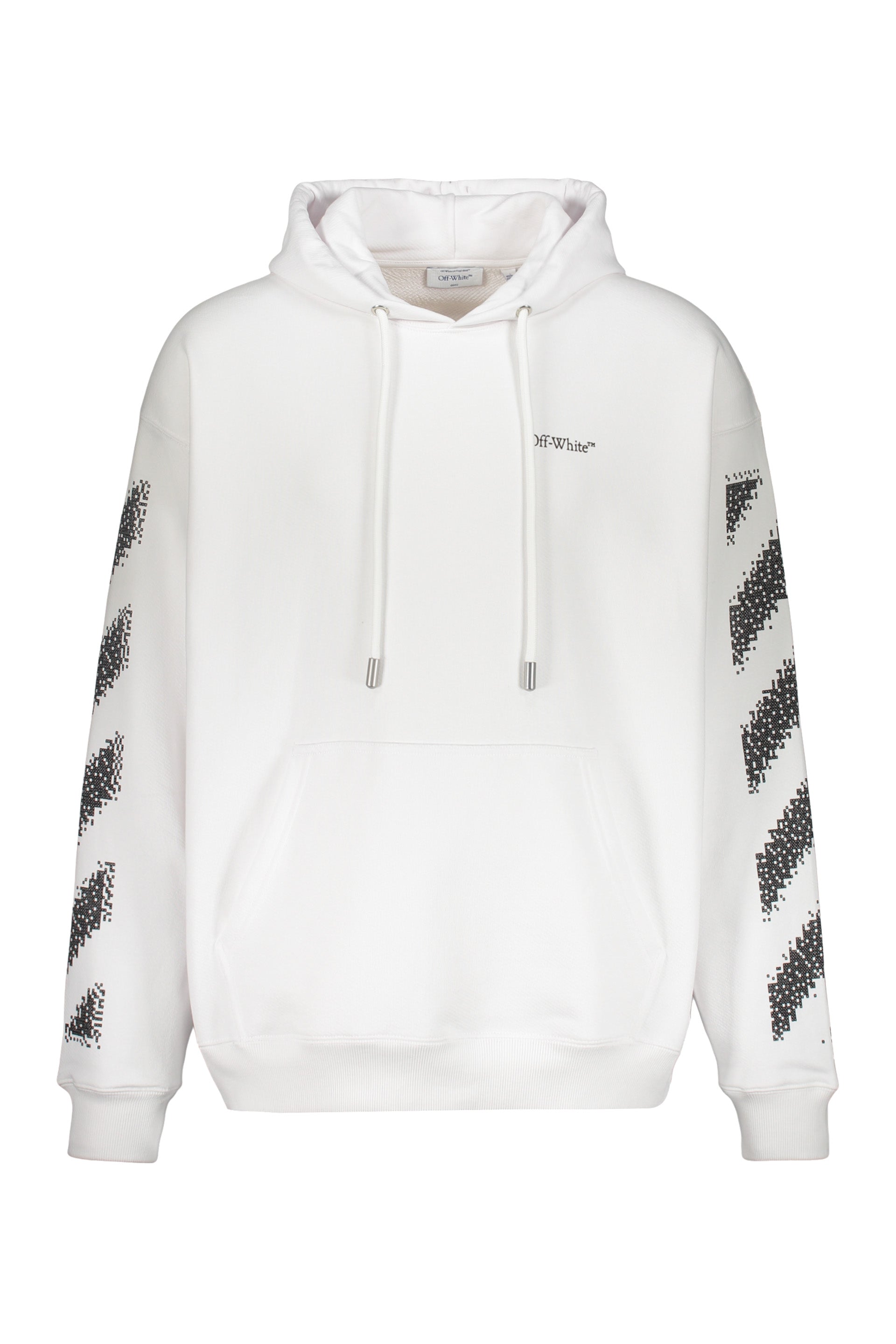 White hoodie with pocket