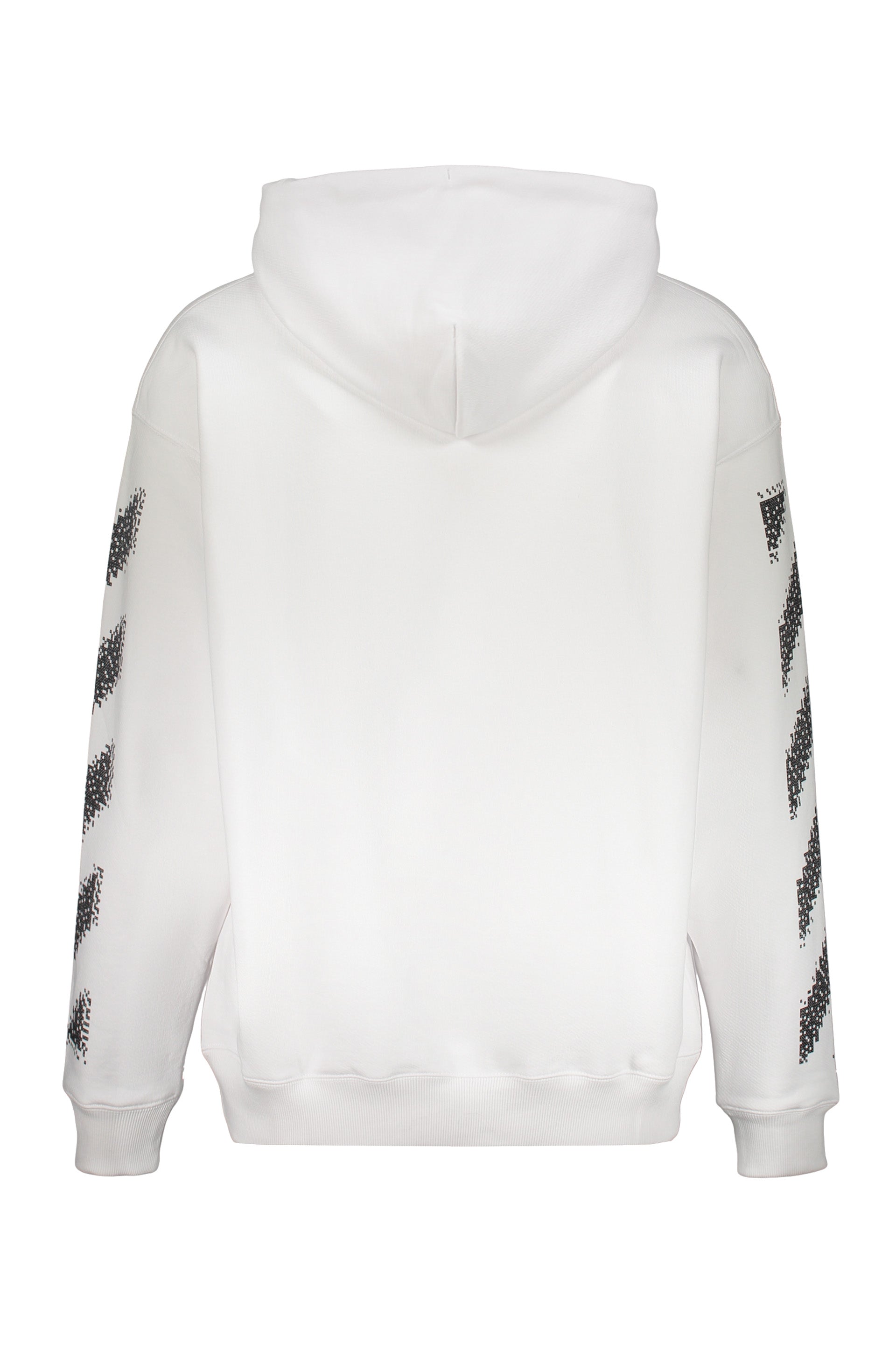 White hoodie with pocket