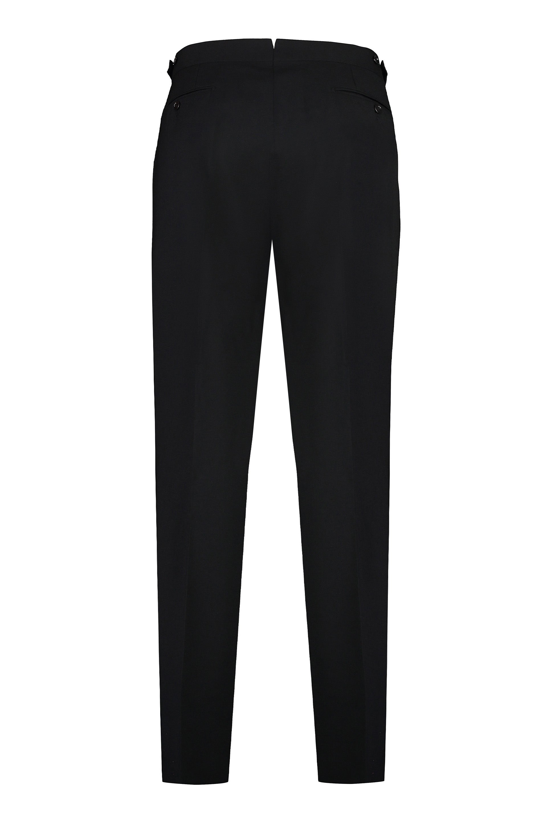 Wool blend trousers