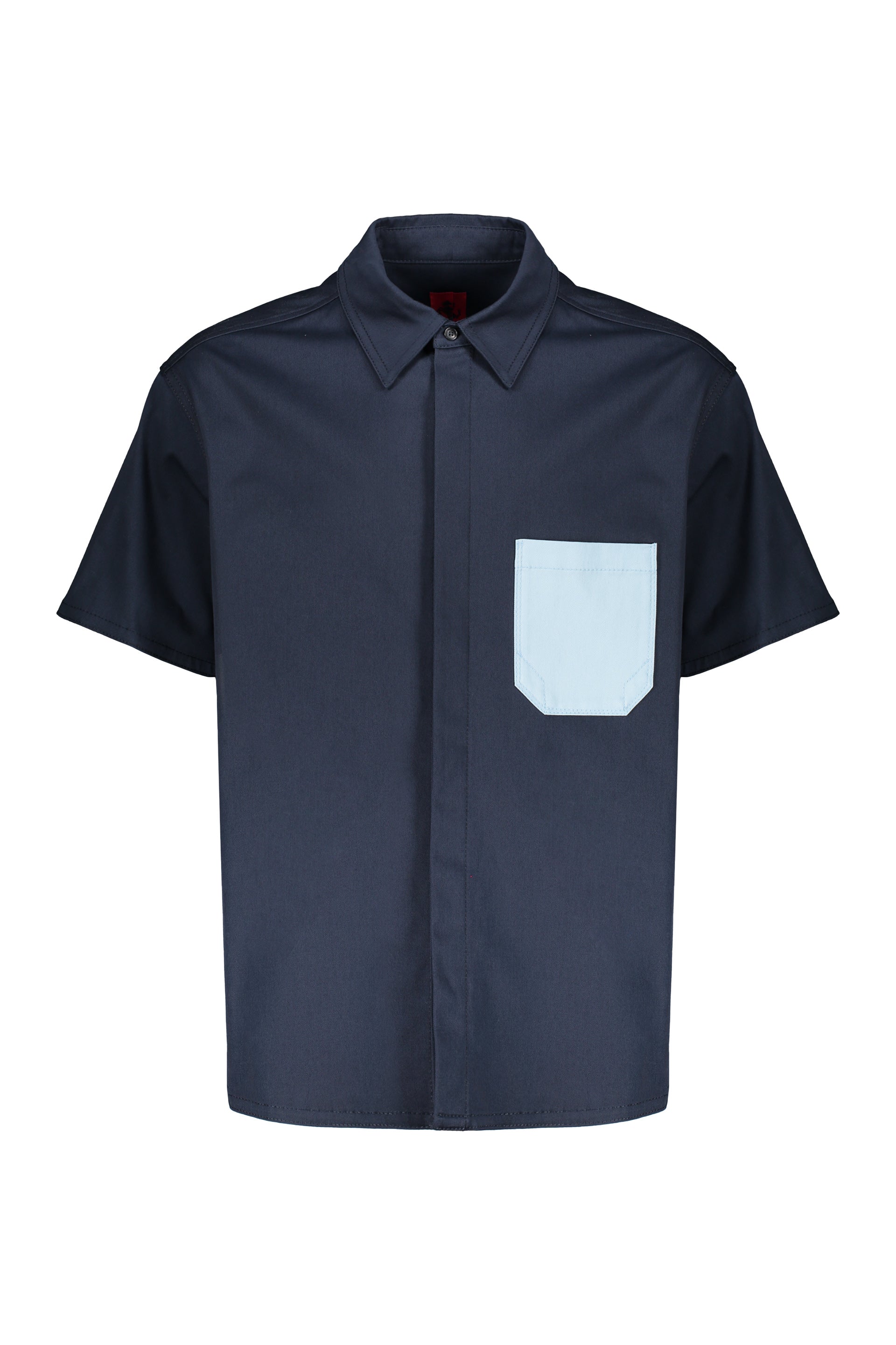 Short sleeve cotton shirt