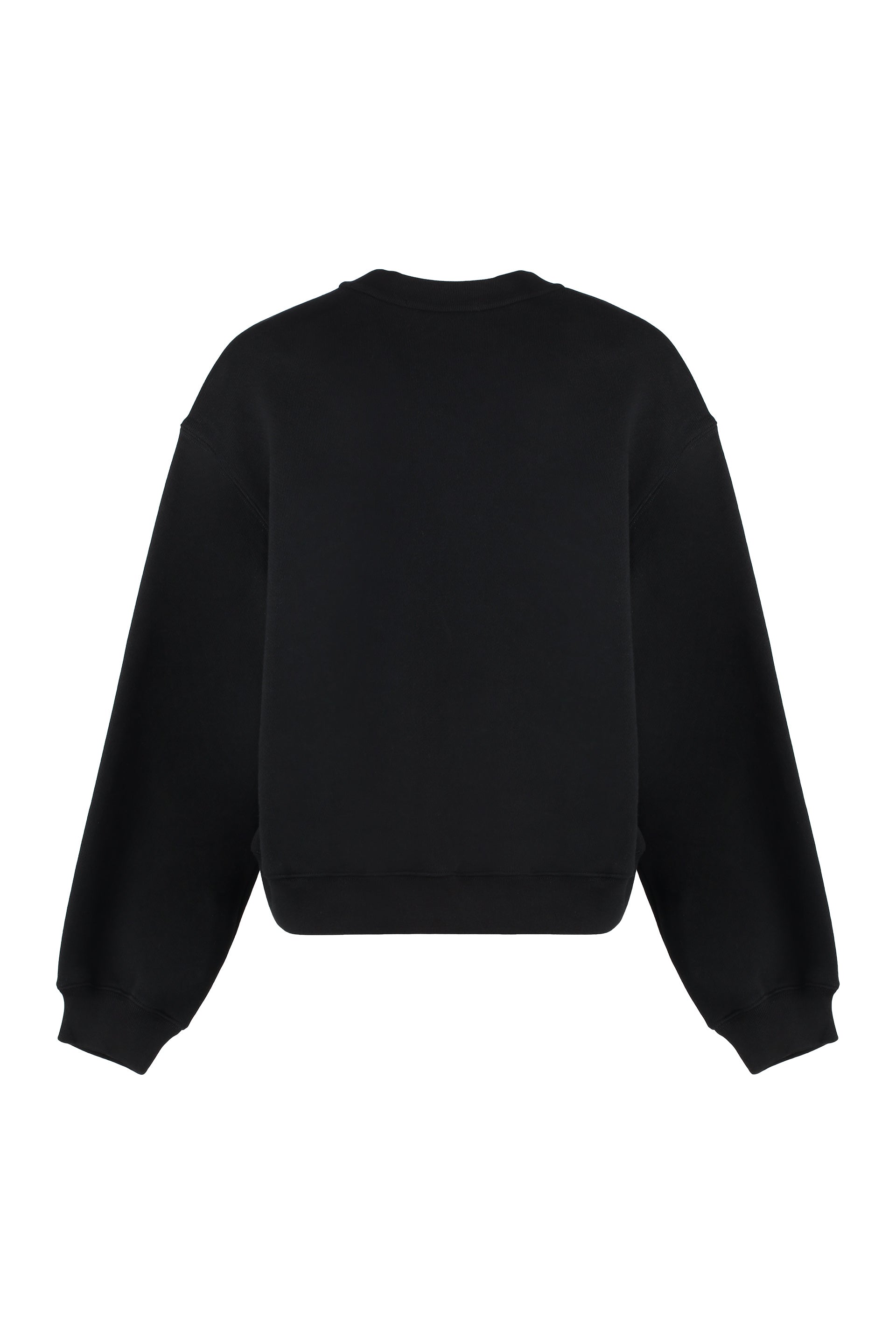 Cotton crew-neck sweatshirt