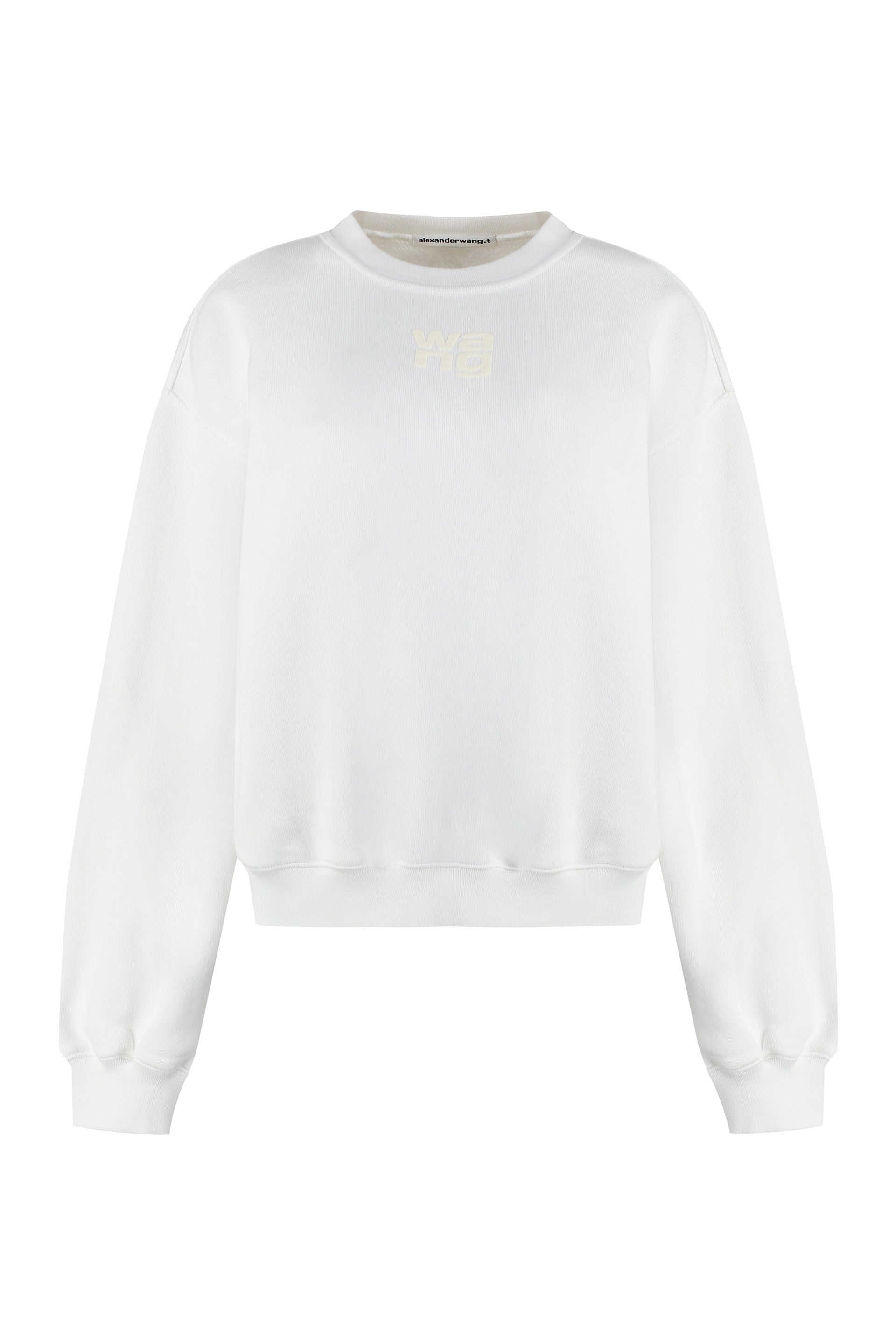 Cotton crew-neck sweatshirt