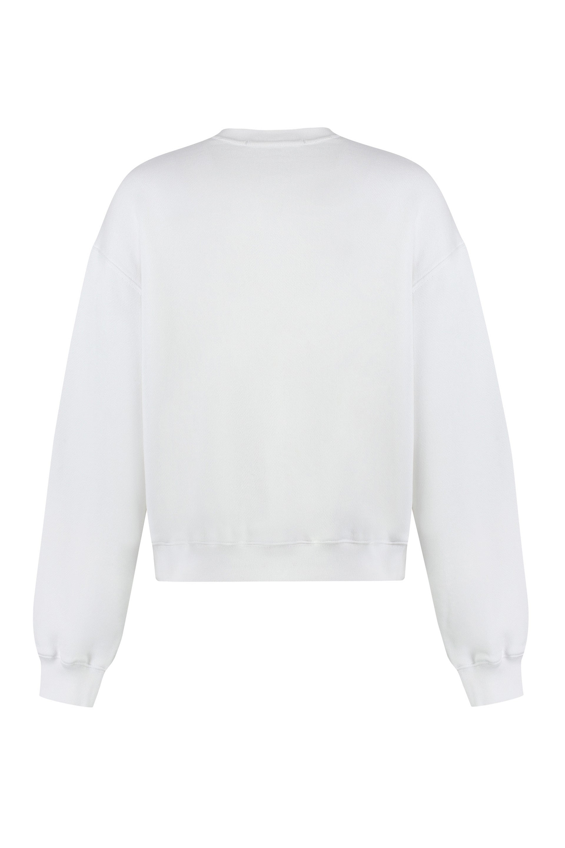 Cotton crew-neck sweatshirt