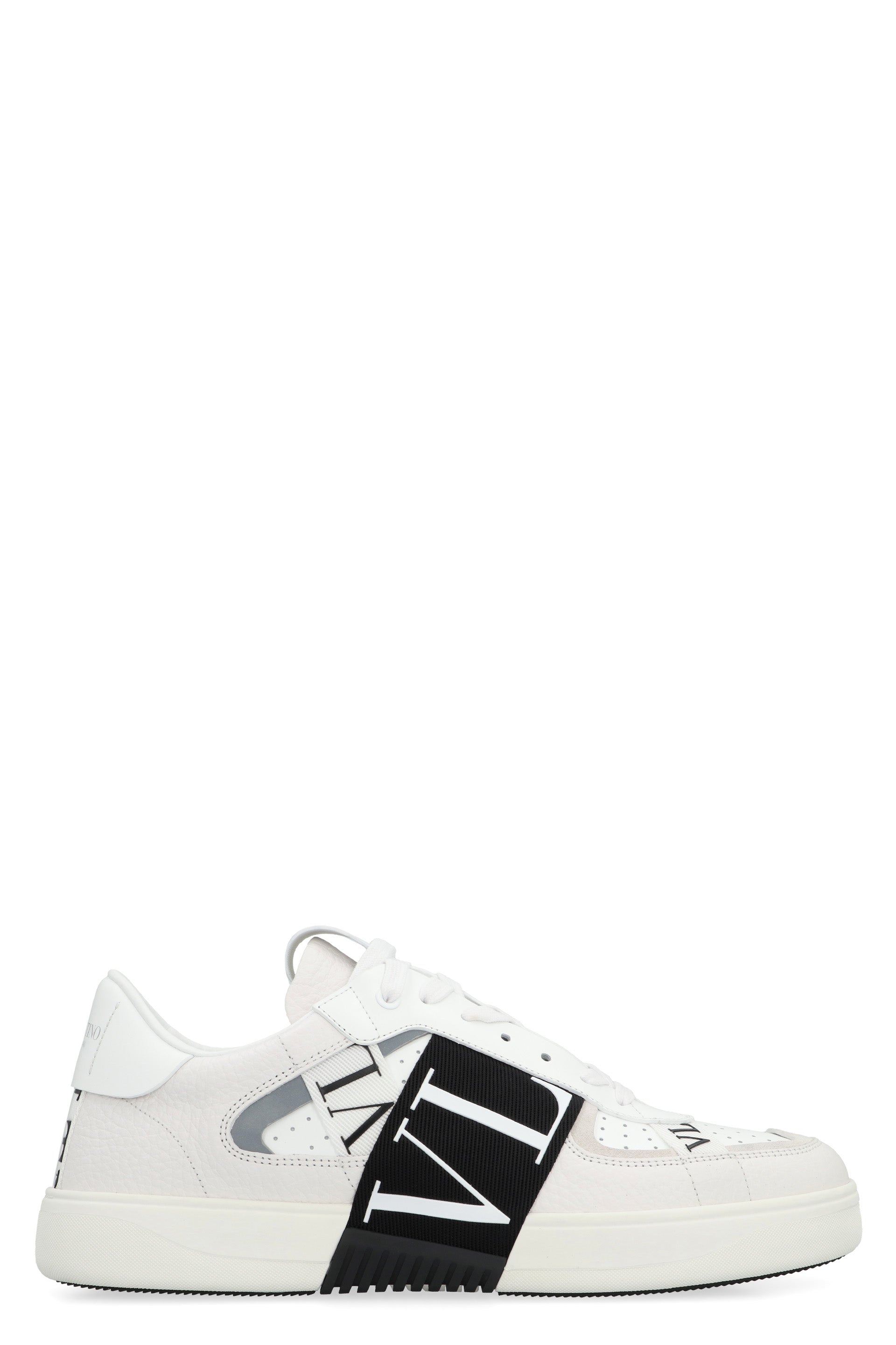 Valentino Garavani - VL7N leather and fabric low-top sneakers