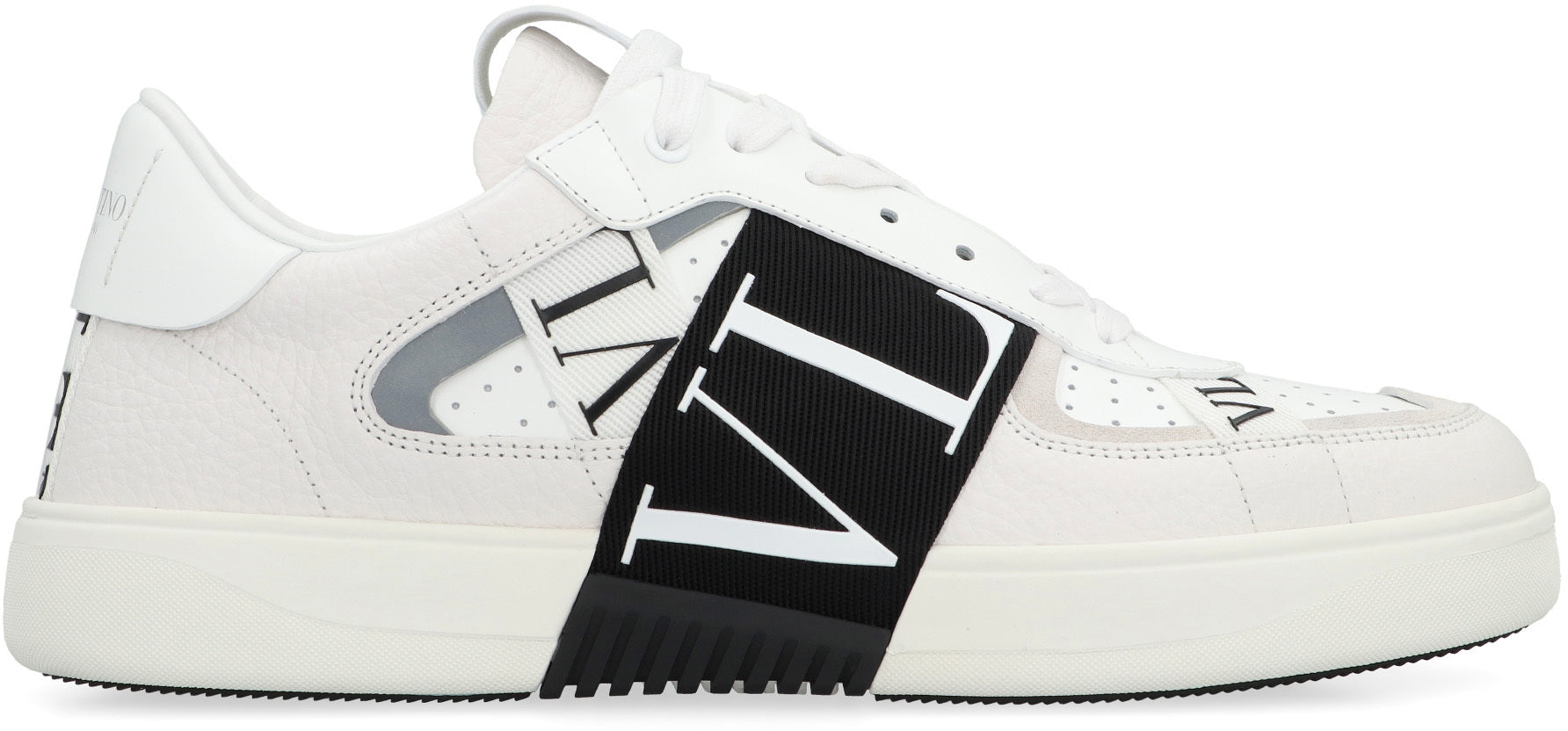 Valentino Garavani - VL7N leather and fabric low-top sneakers