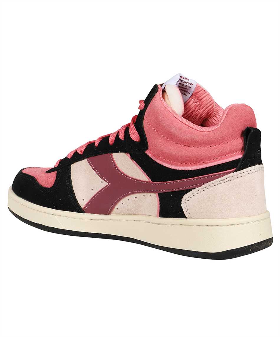 Suede high-top sneakers