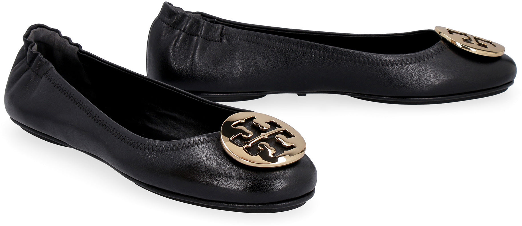 Minnie Travel leather ballet flats