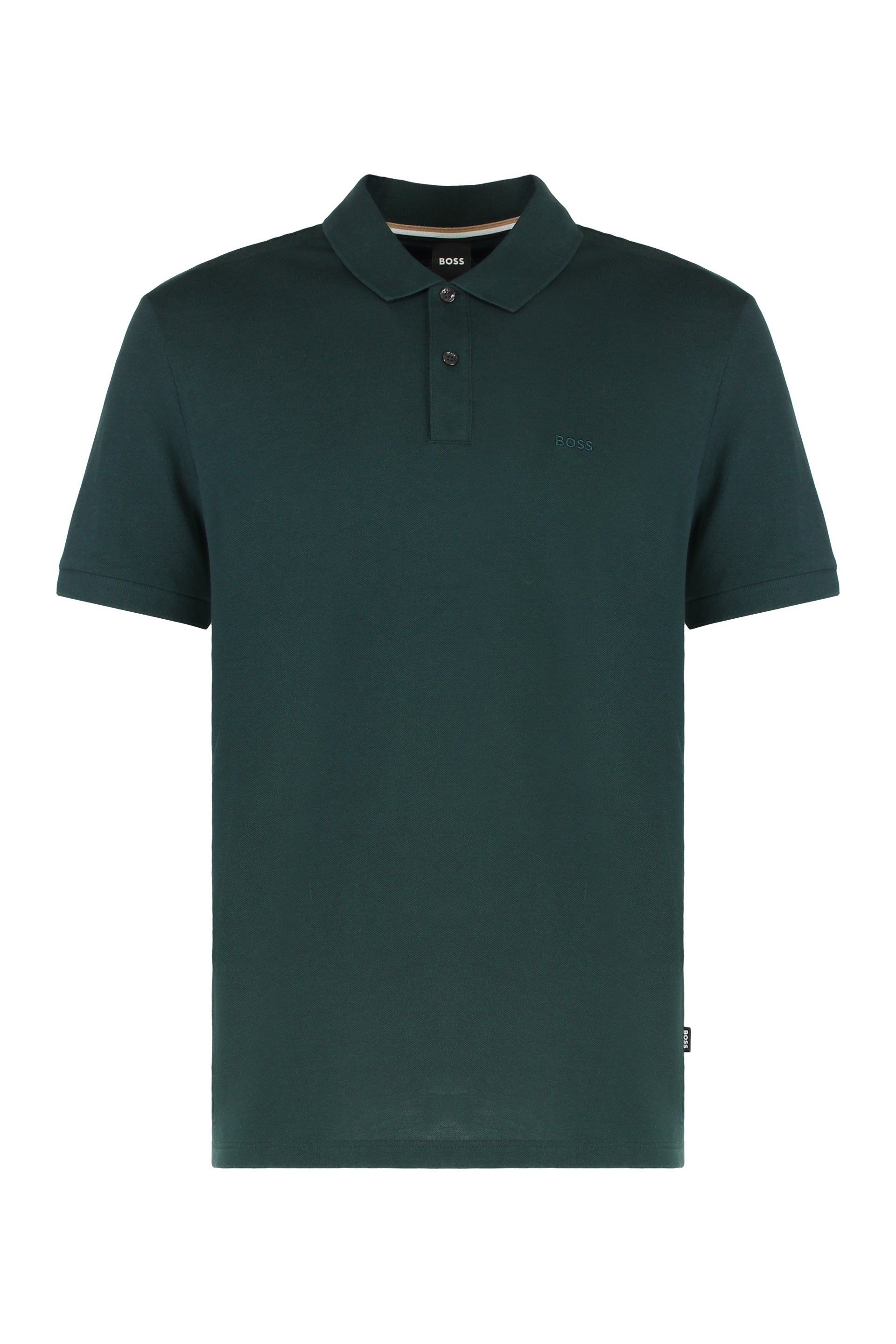 Cotton-piqué polo shirt