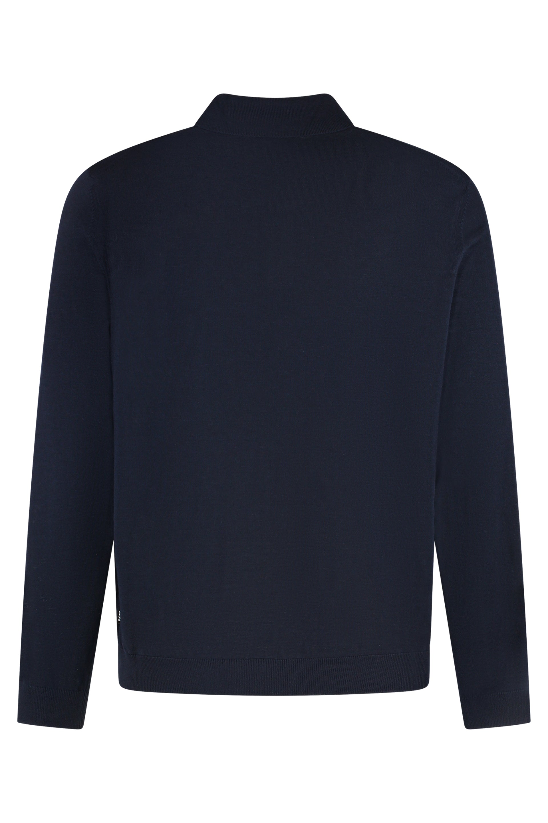 Knitted wool polo shirt