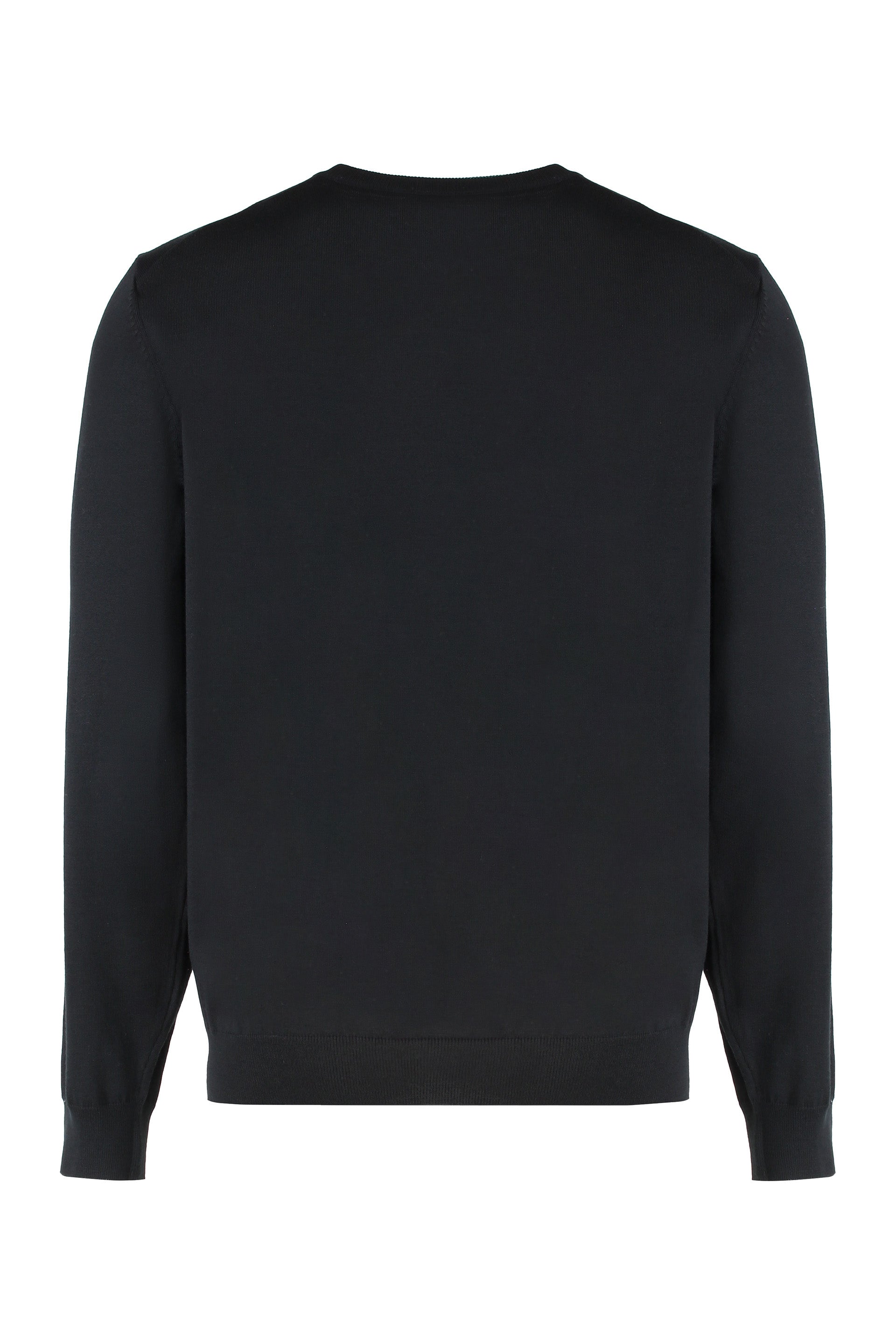 virgin wool crew-neck sweater