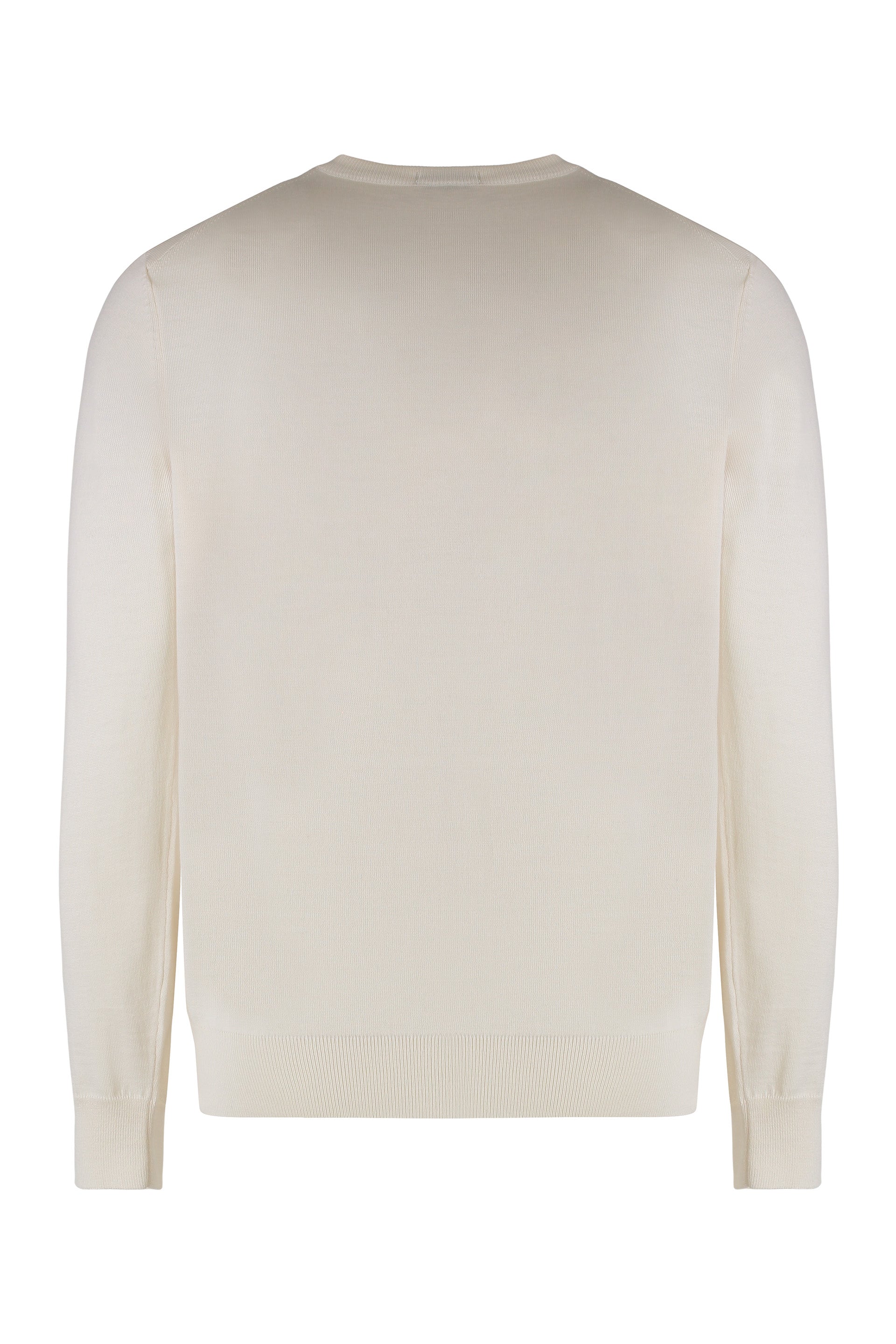 virgin wool crew-neck sweater