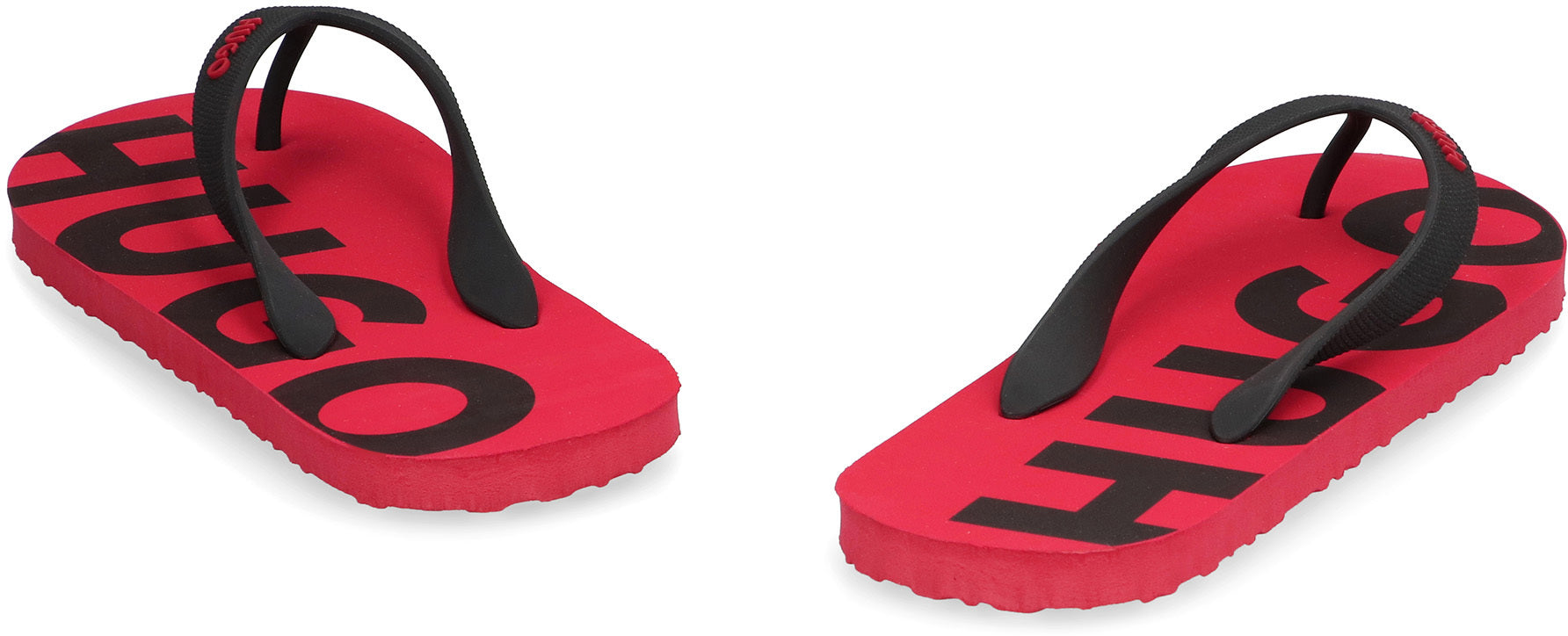 Logoed rubber flip-flop