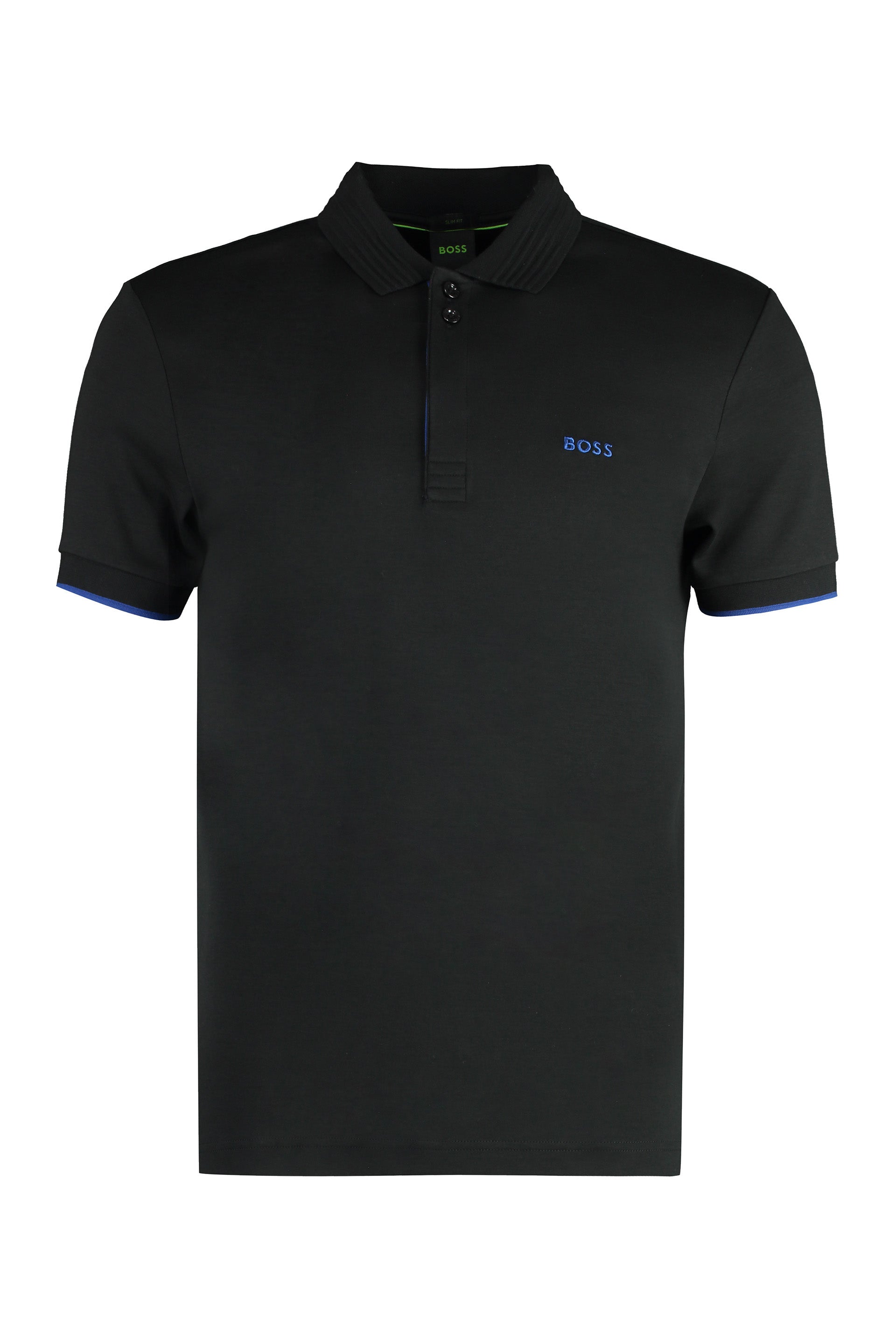 Cotton-piqué polo shirt