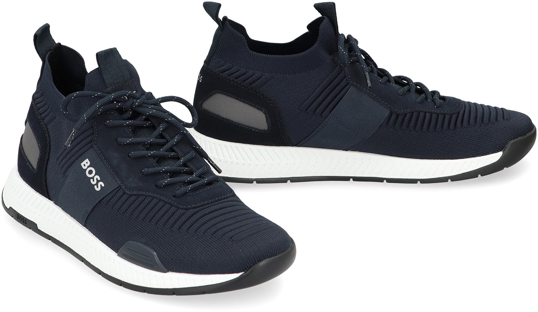 Low-top fabric sneakers