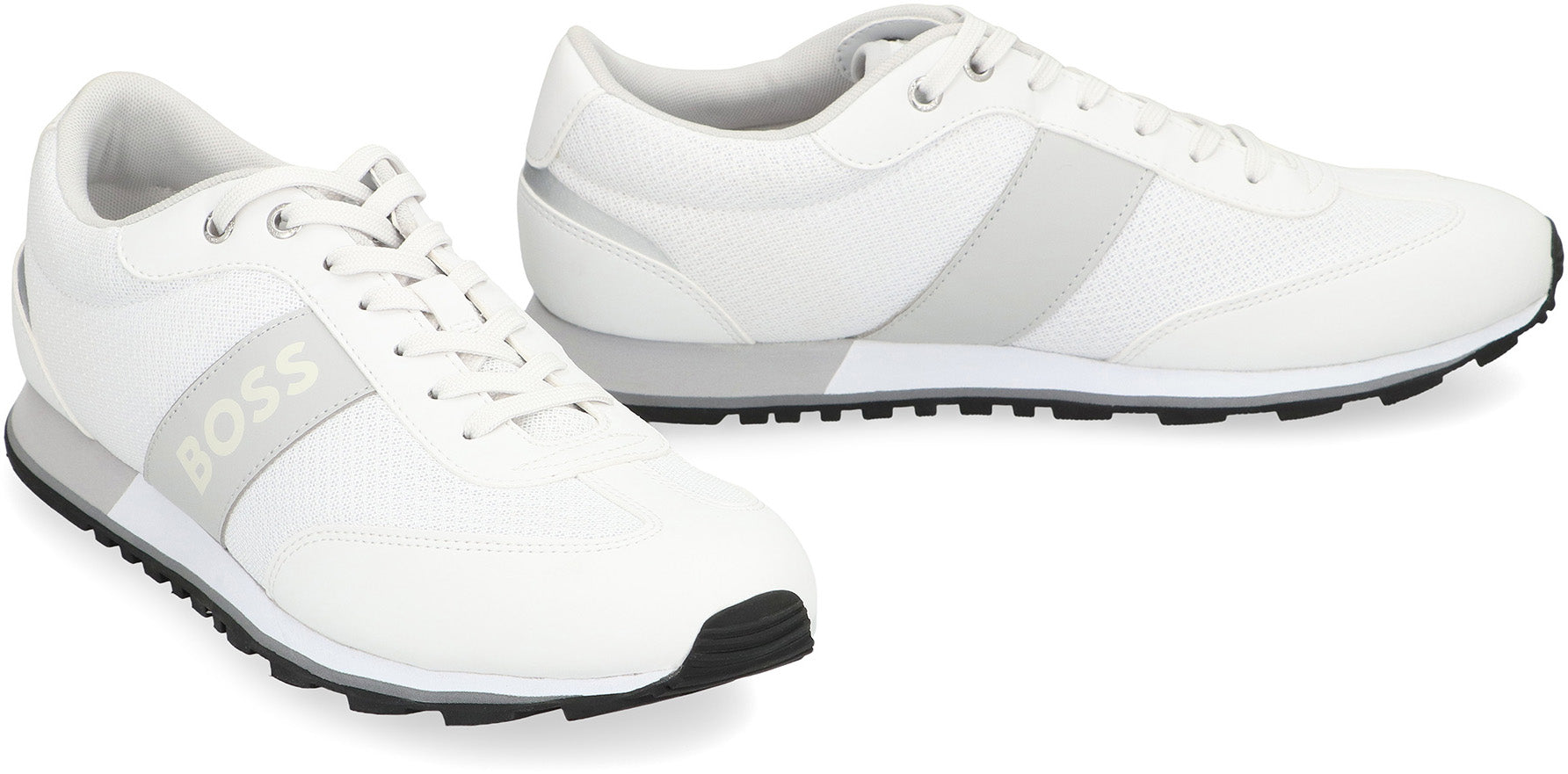 Low-top sneakers in technical fabric