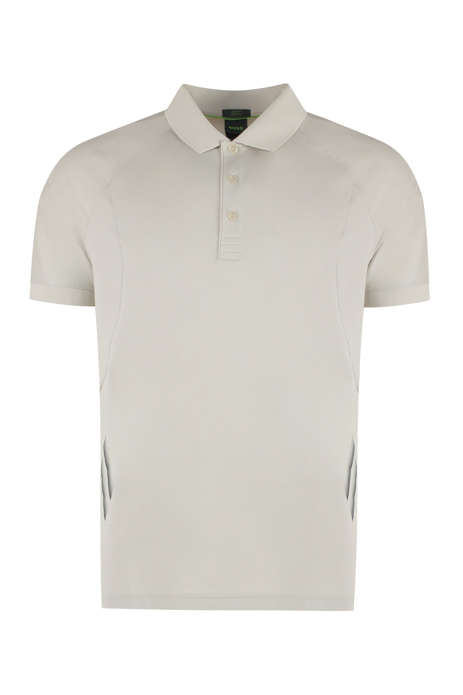 Technical fabric polo shirt