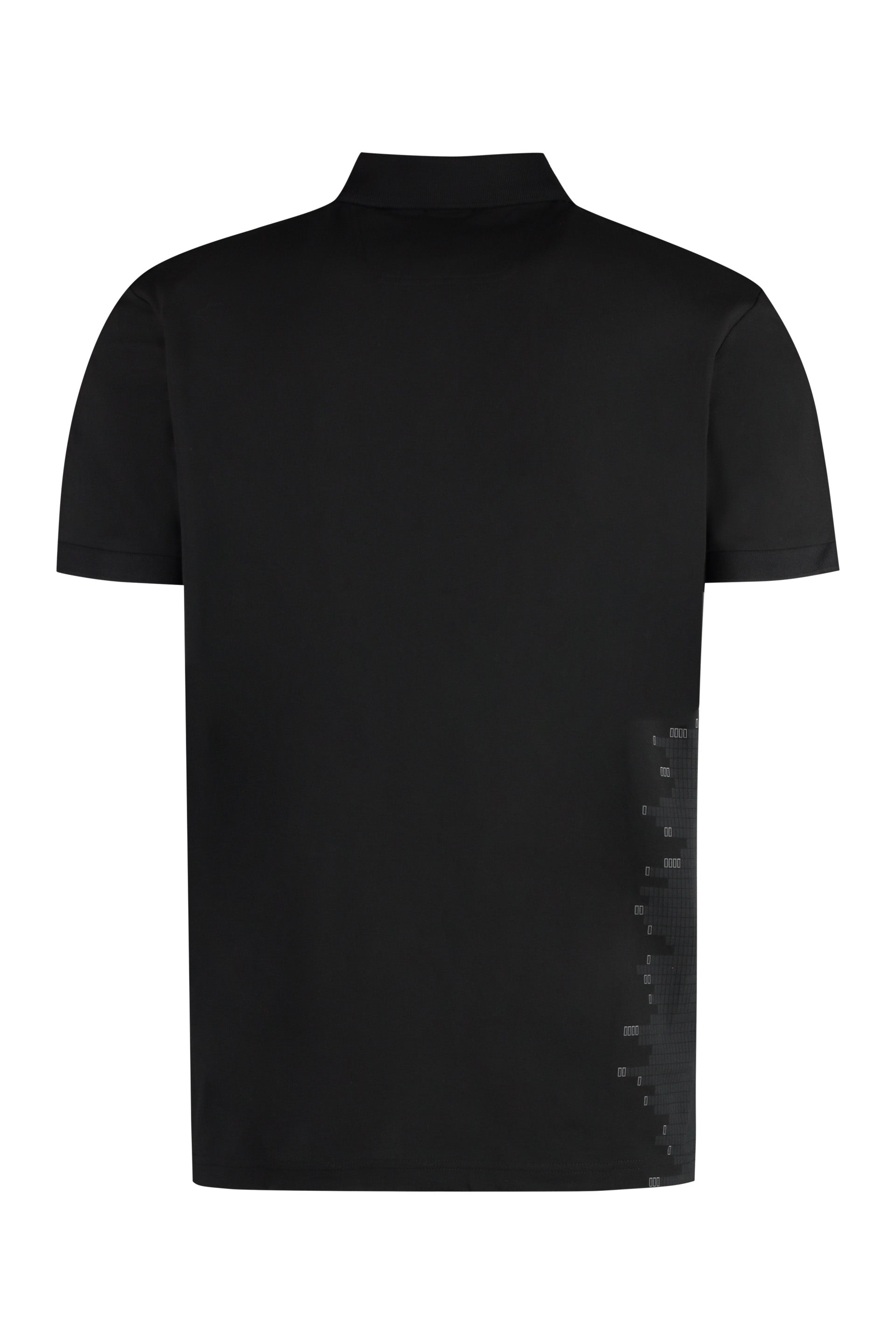 Short sleeve cotton pique polo shirt