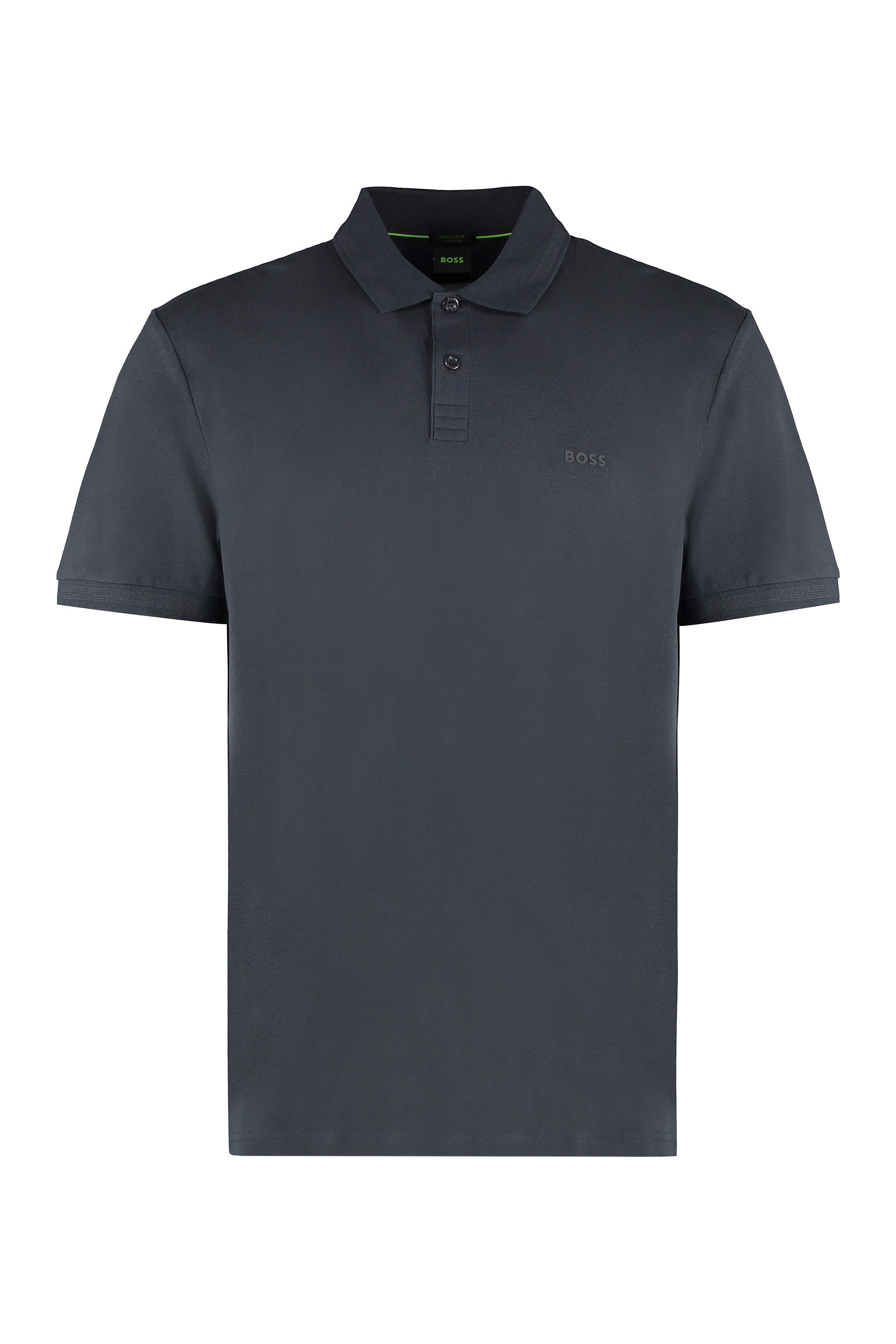 Cotton-piqué polo shirt