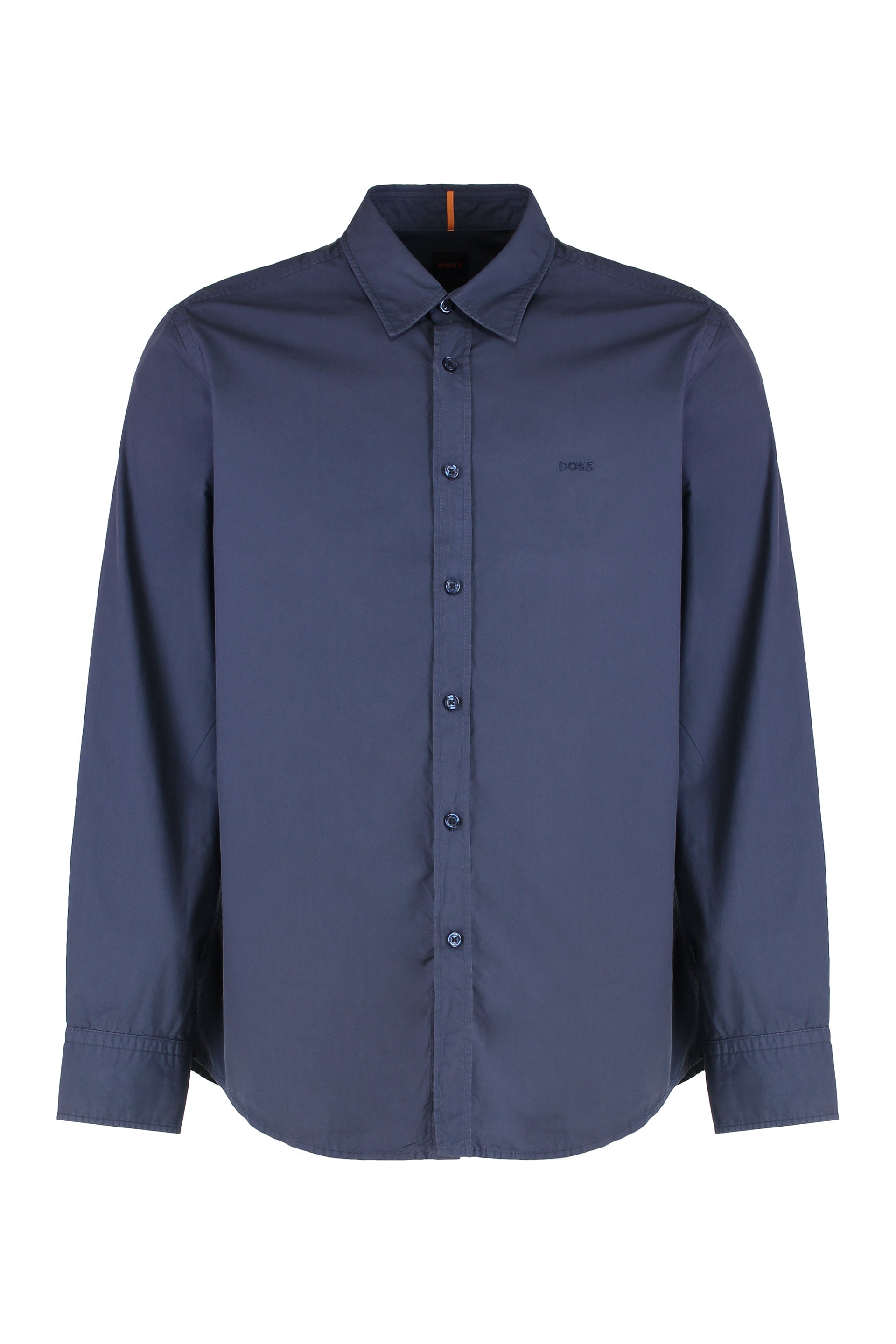 Regular fit shirt in cotton poplin