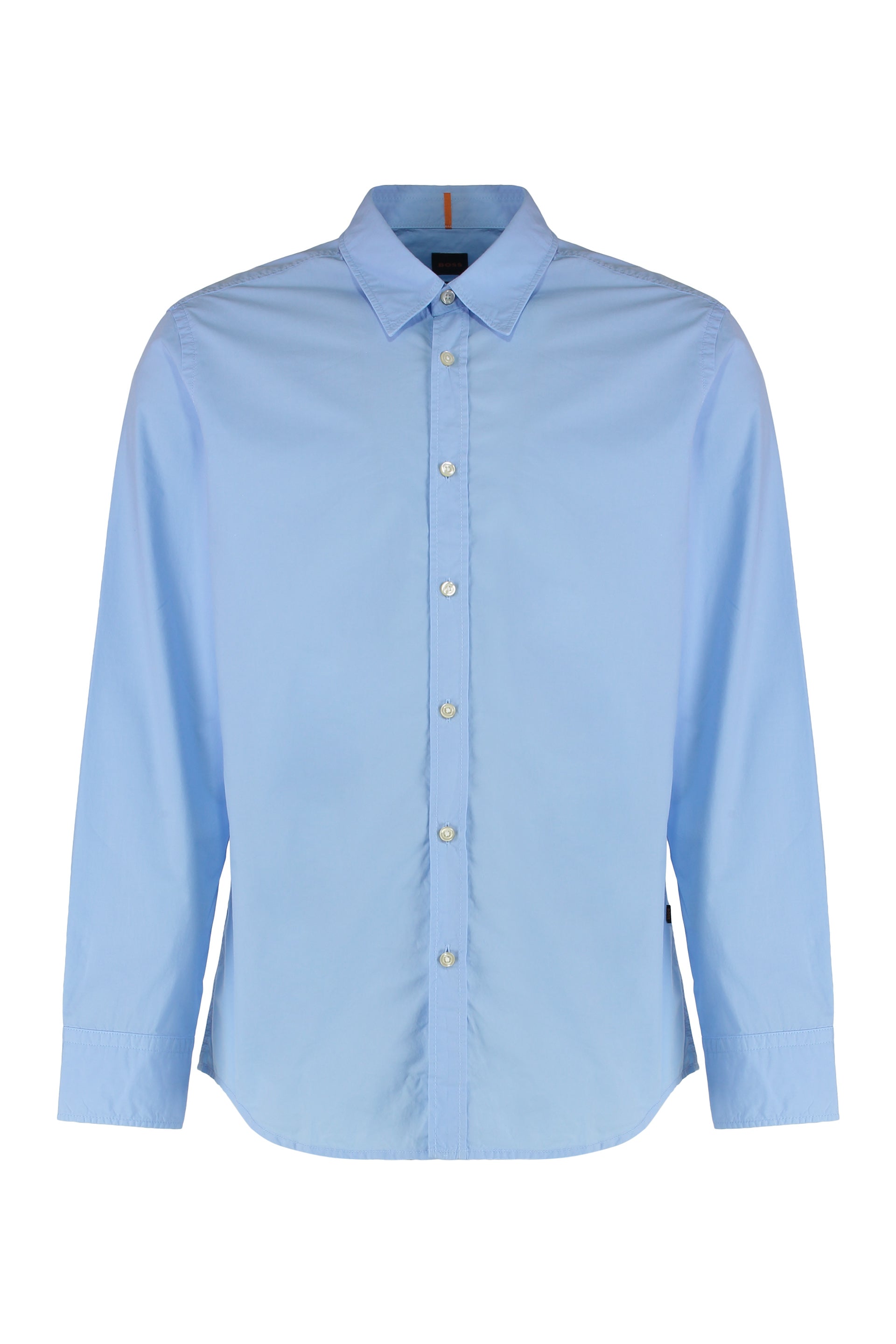 Regular fit shirt in cotton poplin